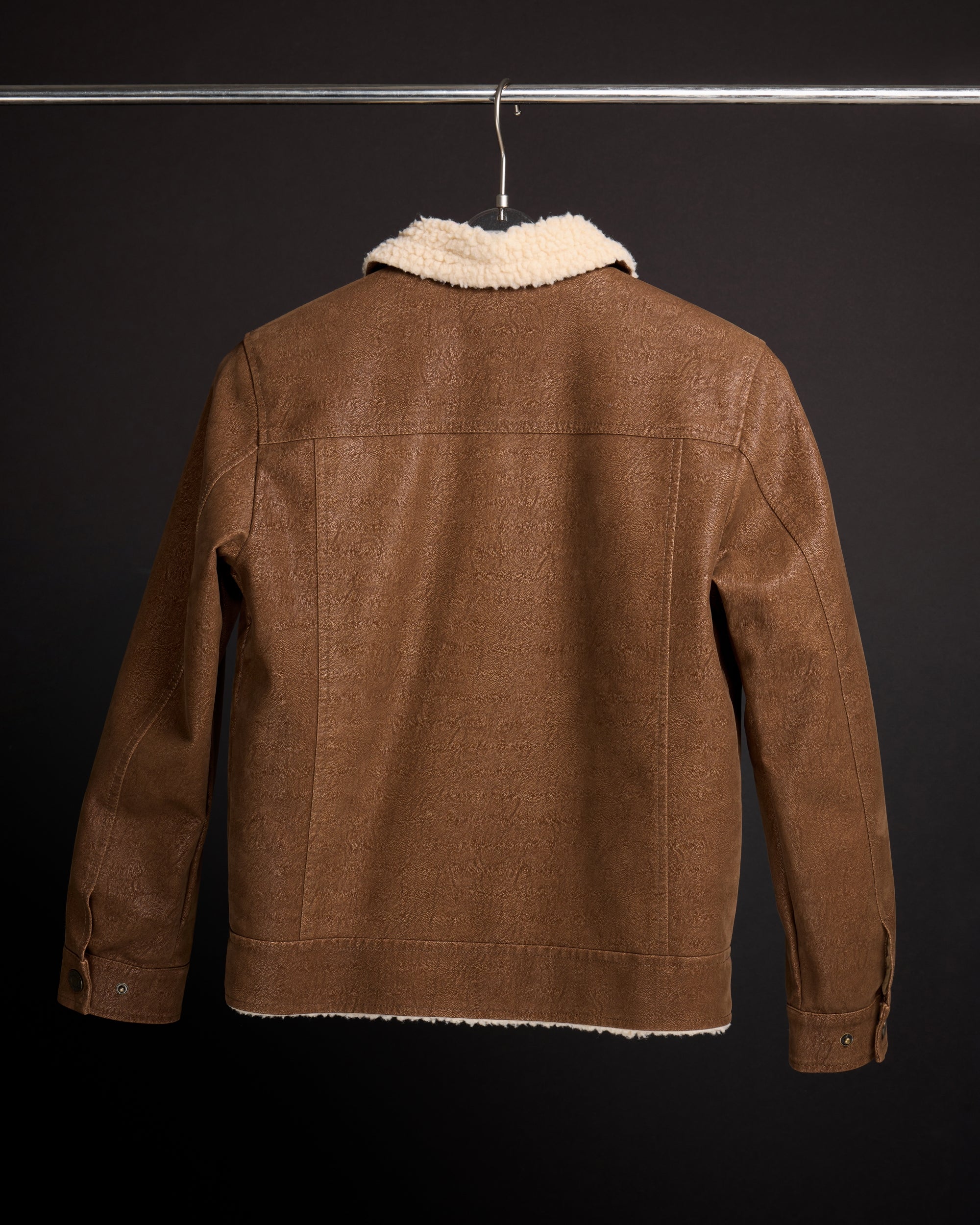 X RAY Boys Faux Suede Ranger Jacket With Faux Shearling