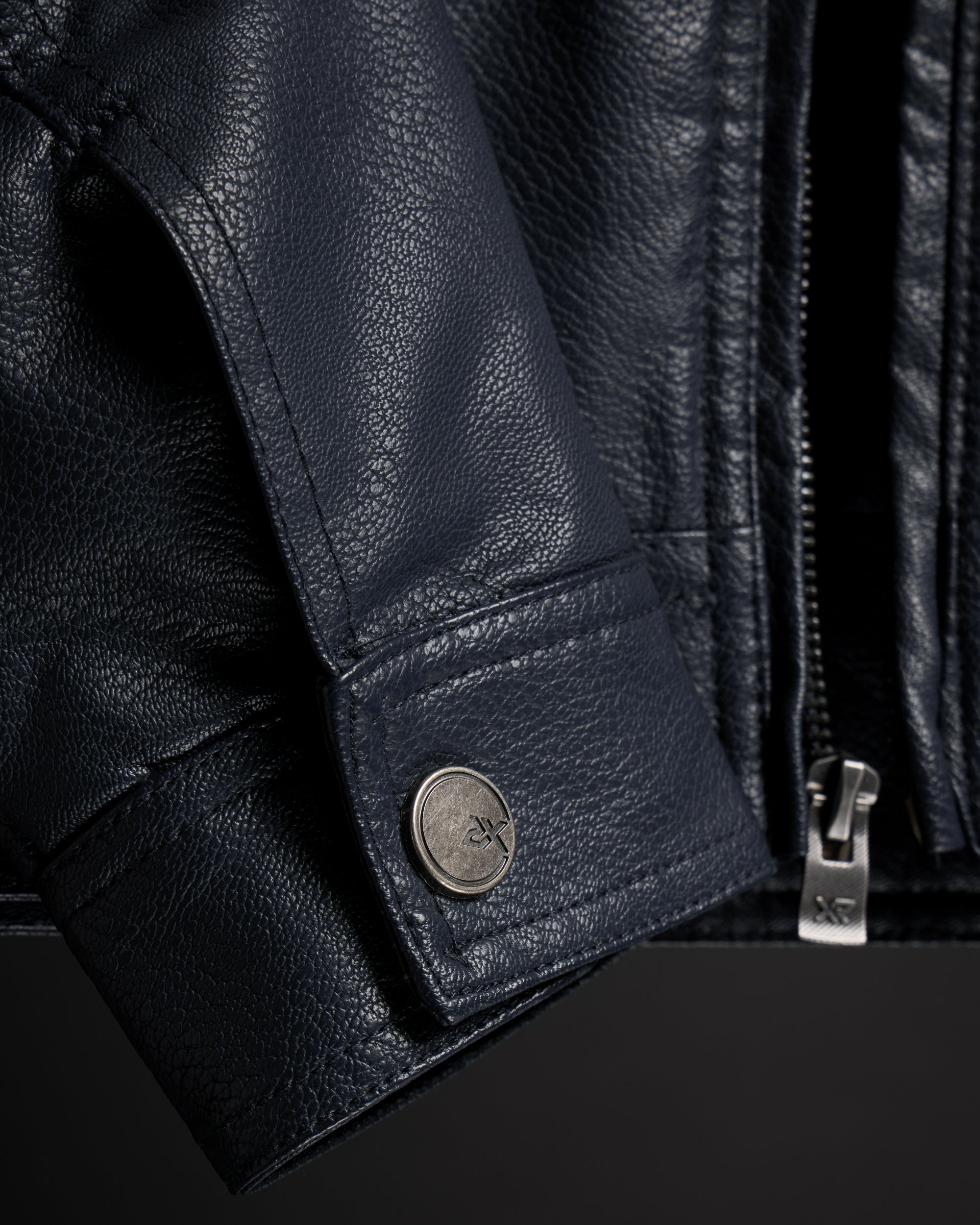 X RAY Boy's Stand Up Collar Motorcycle PU Leather Jacket with