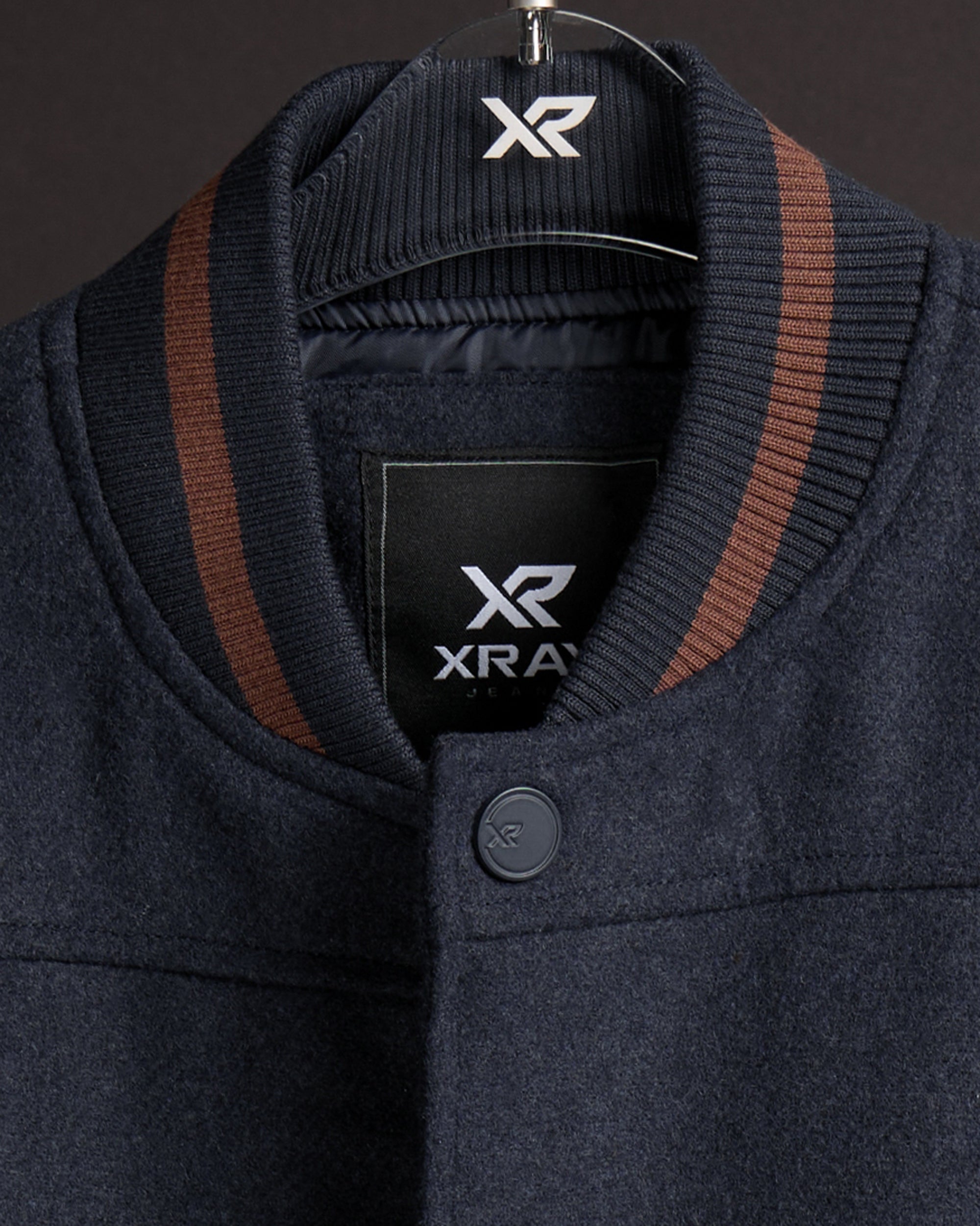BXLJ-83006 Boy's Wool Varsity Bomber Jacket – X-RAY JEANS
