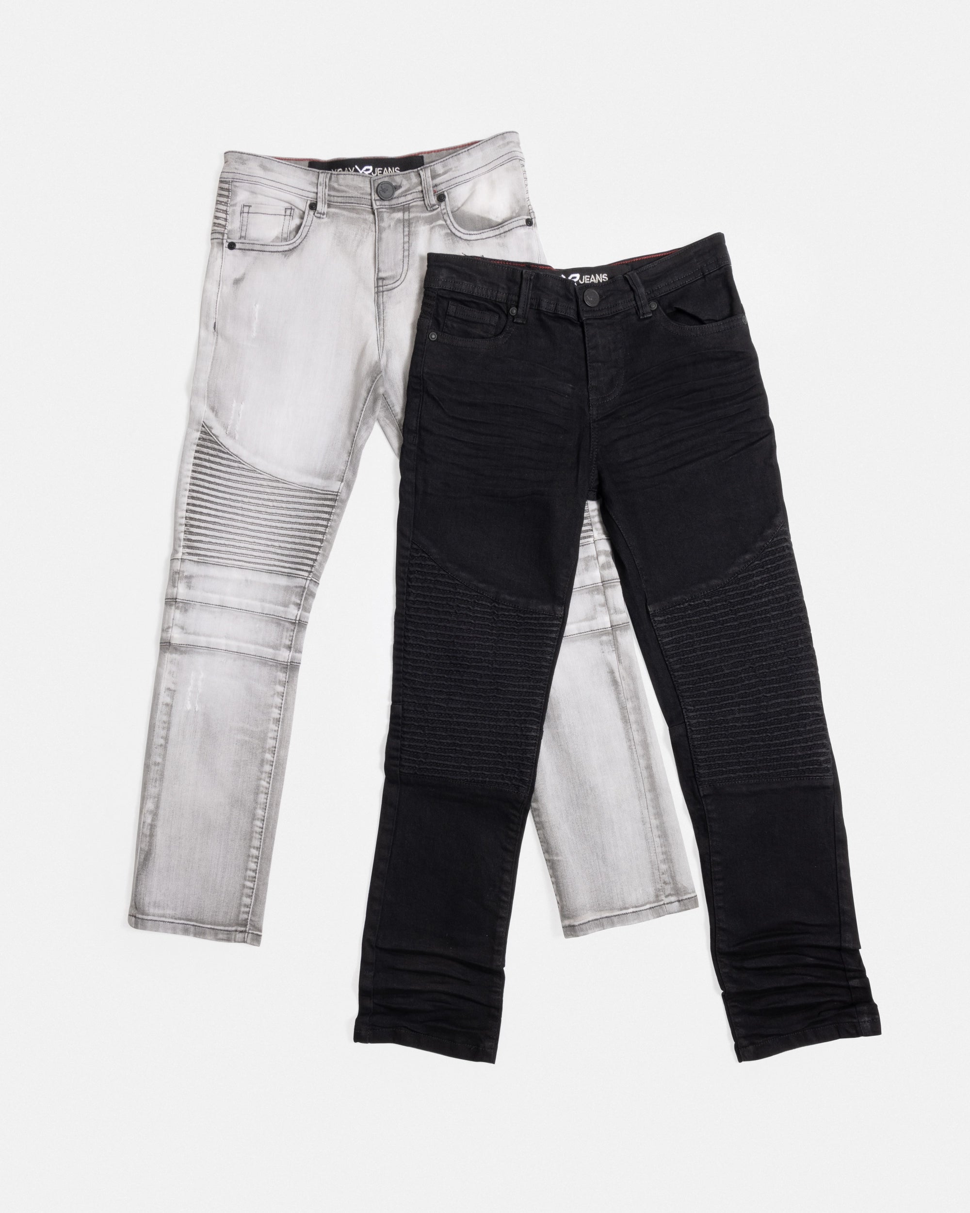 X RAY Big Boy's Moto Stretch Jeans - 2 Pack