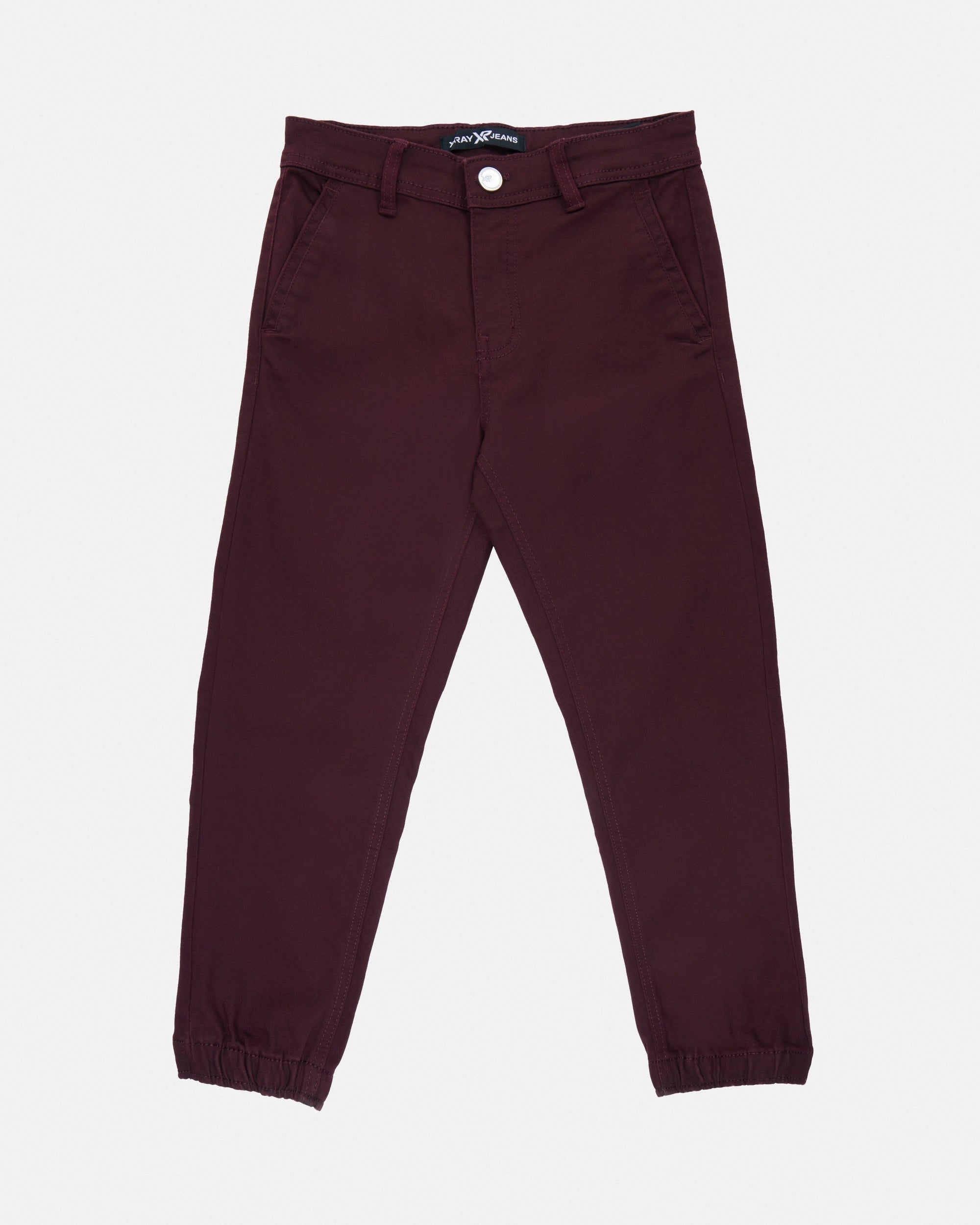 X RAY Boy's Commuter Chino Jogger Flat Waist