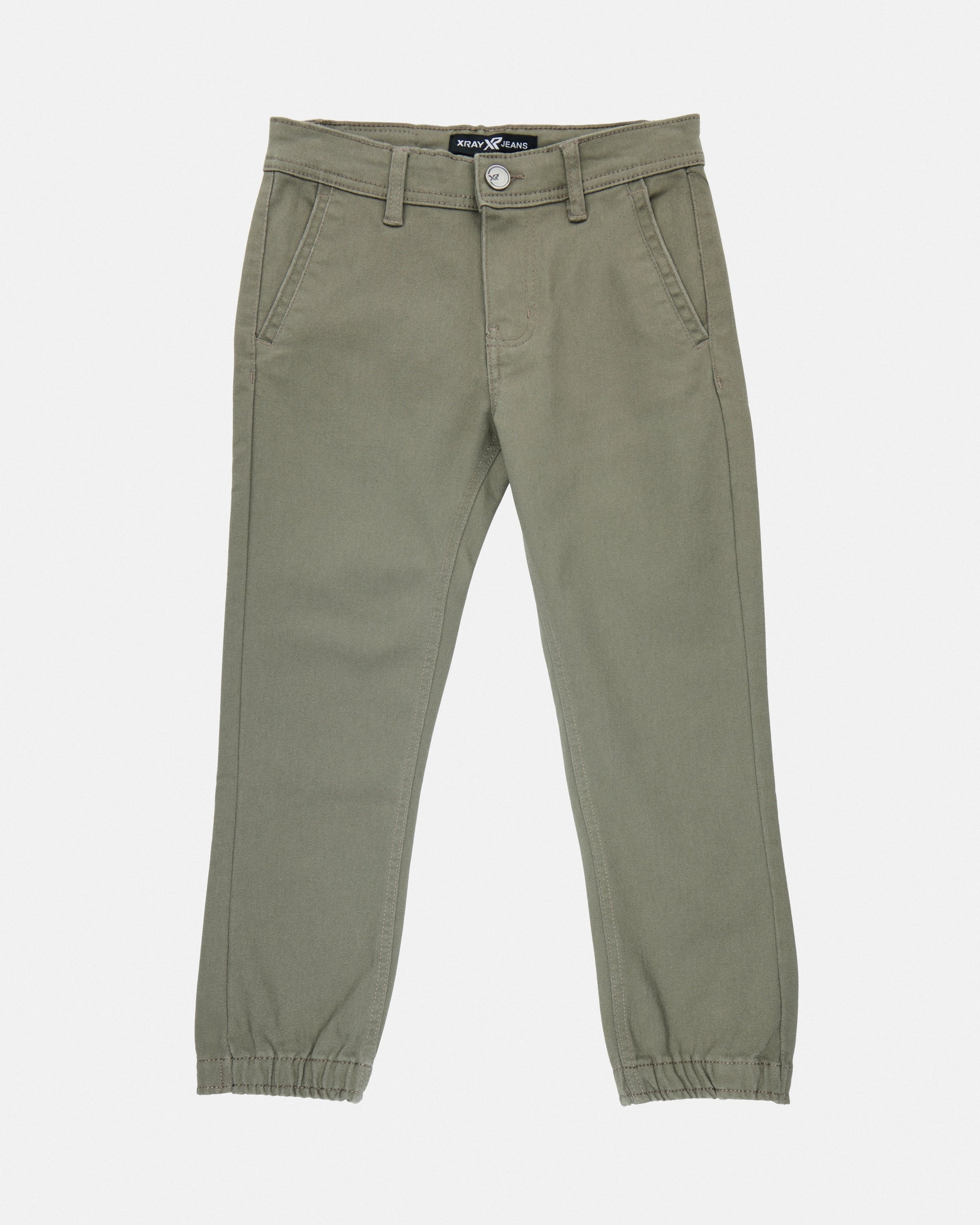 X RAY Boy's Commuter Chino Jogger Flat Waist