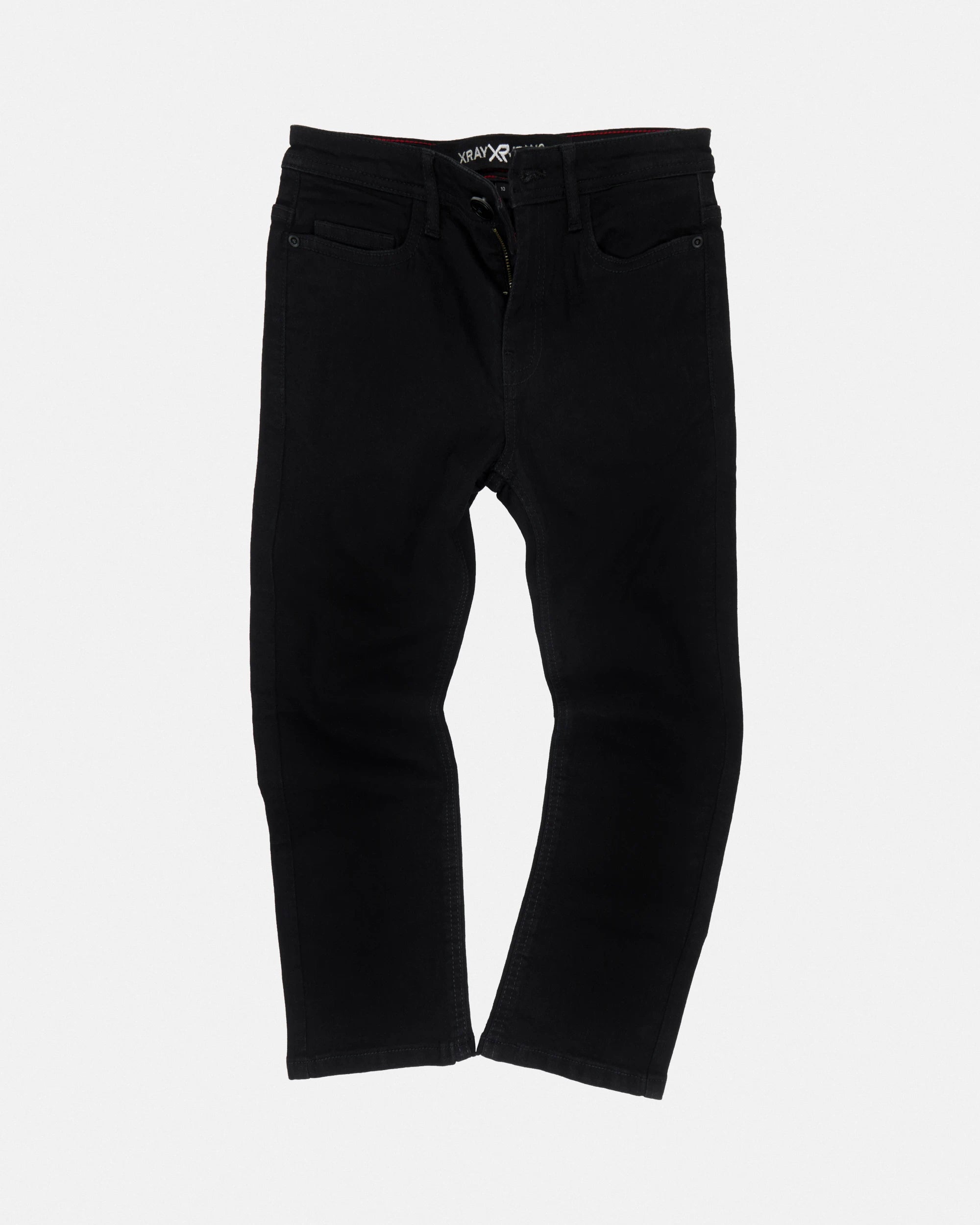 X RAY Boy's Slim Fit Jeans With Rips & Repair-thumbmail-3