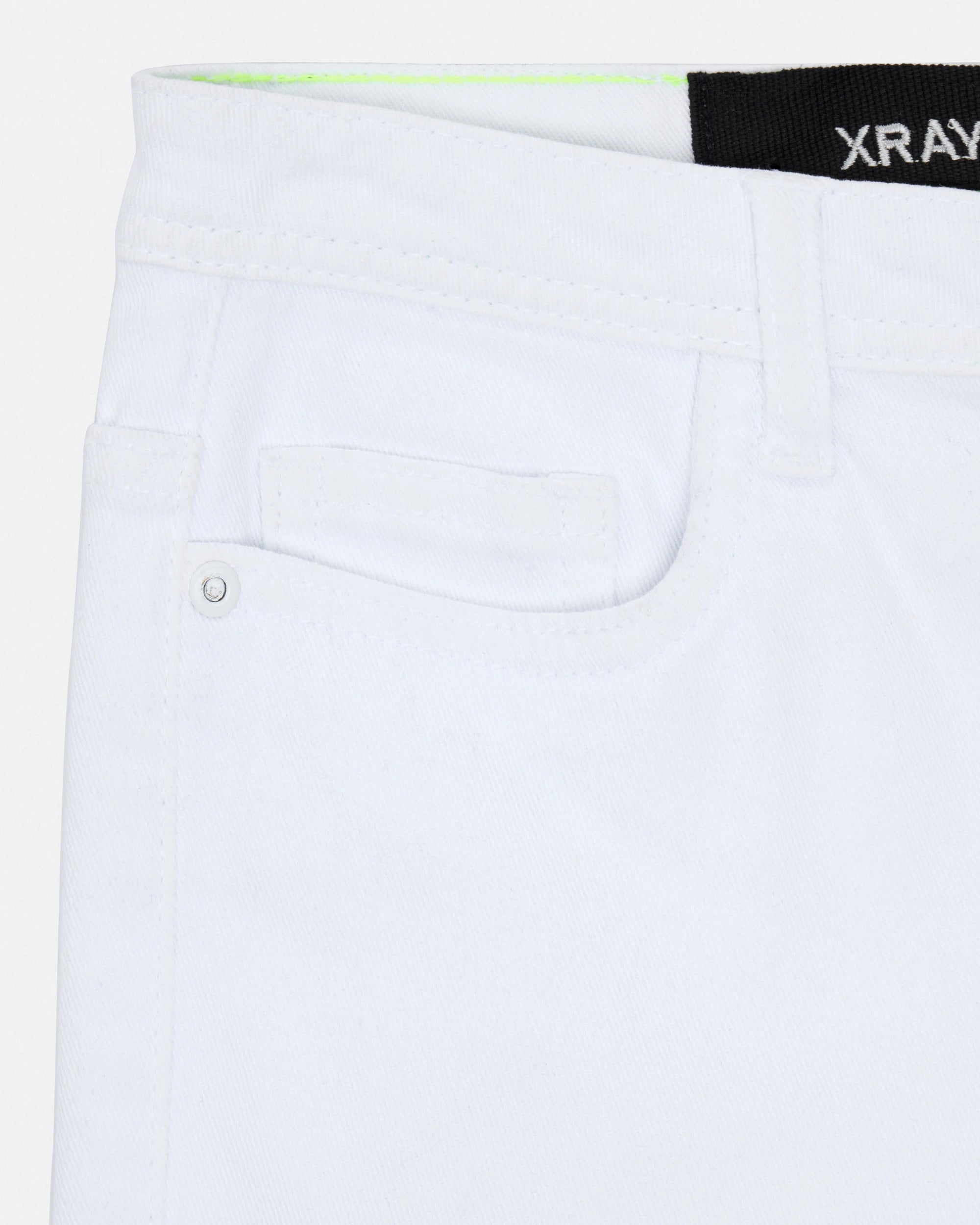 X RAY Boy's Slim Fit Jeans With Rips & Repair-thumbmail-11