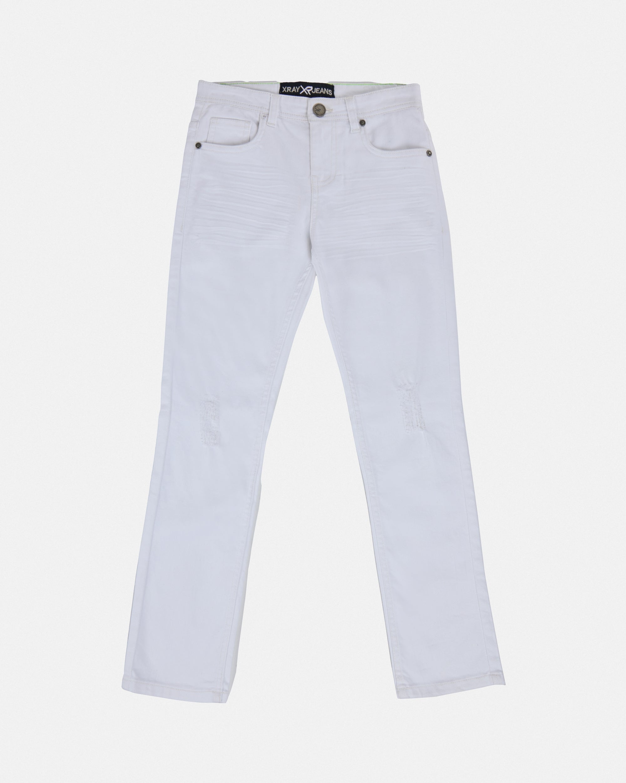 X RAY Boy's Slim Fit Jeans With Rips & Repair