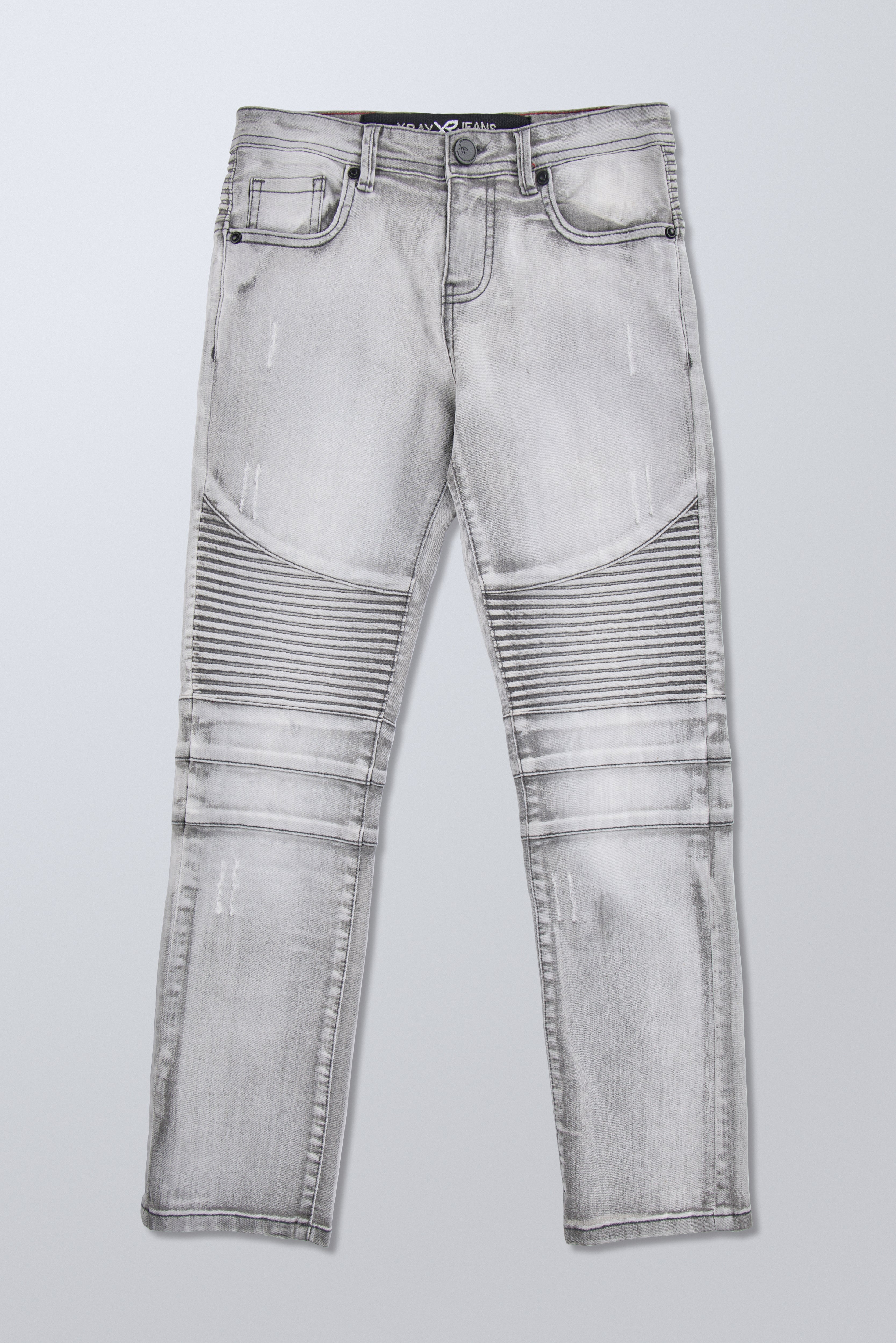 Crosshatch Newport Jeans Logo Mens Cargo Combat Jeans Crosshatch