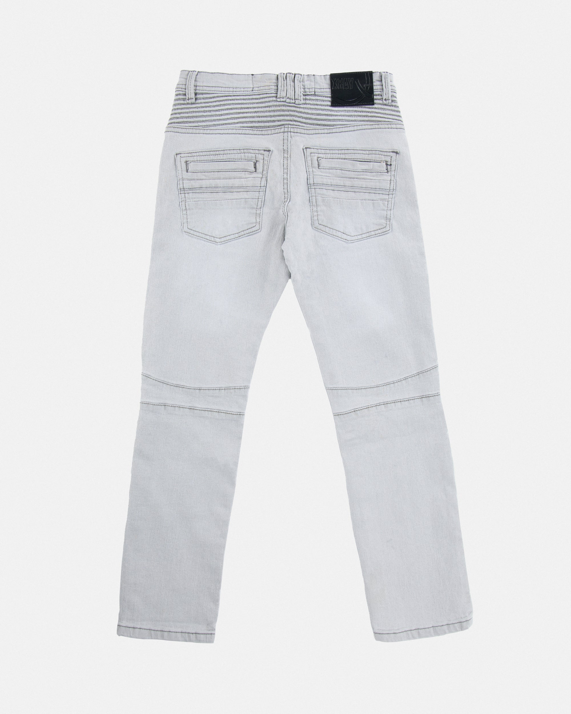 X RAY Boy's Stretch Moto Biker Jeans Denim Pants – X-RAY JEANS