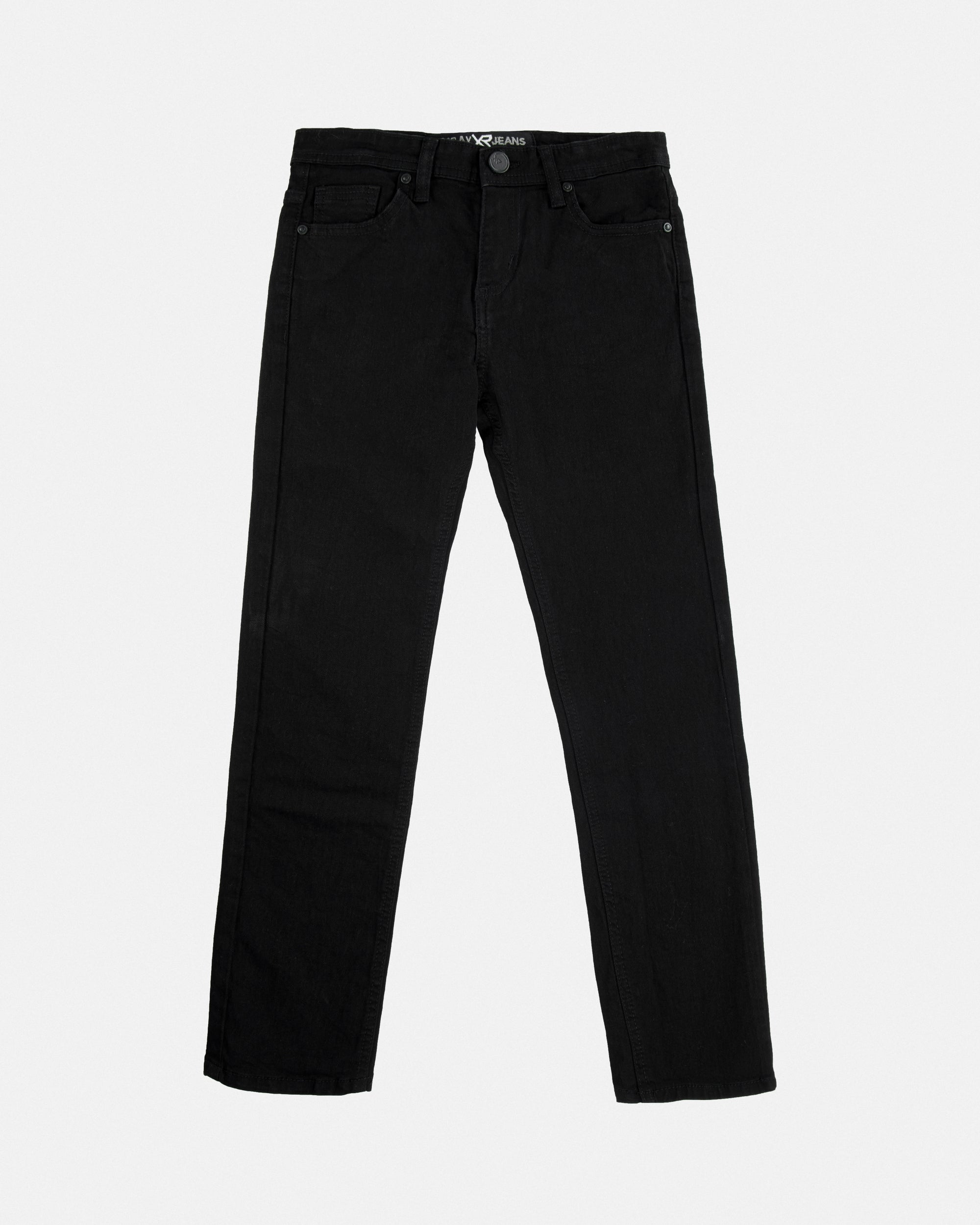 X RAY Boy's SLim Fit Saddle V Stitch Denim Pants
