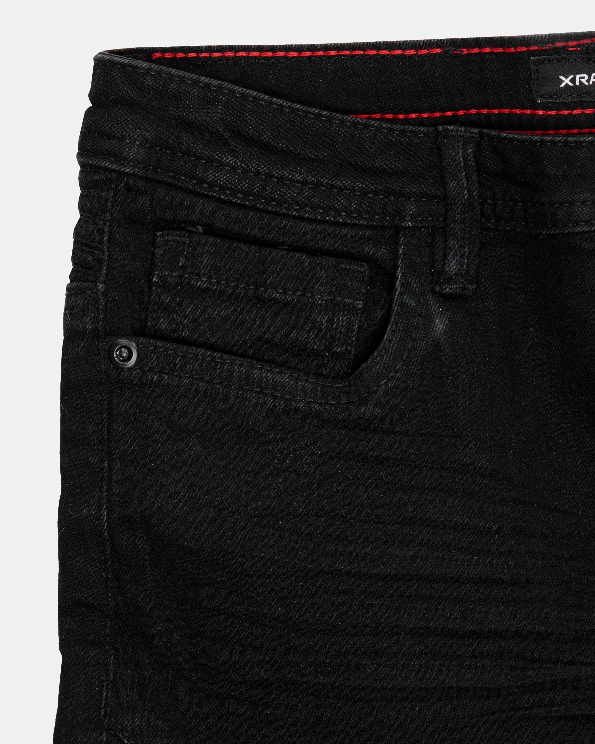X RAY Boys Slim Fit Ripped Biker Moto Jeans Pants – X-RAY JEANS