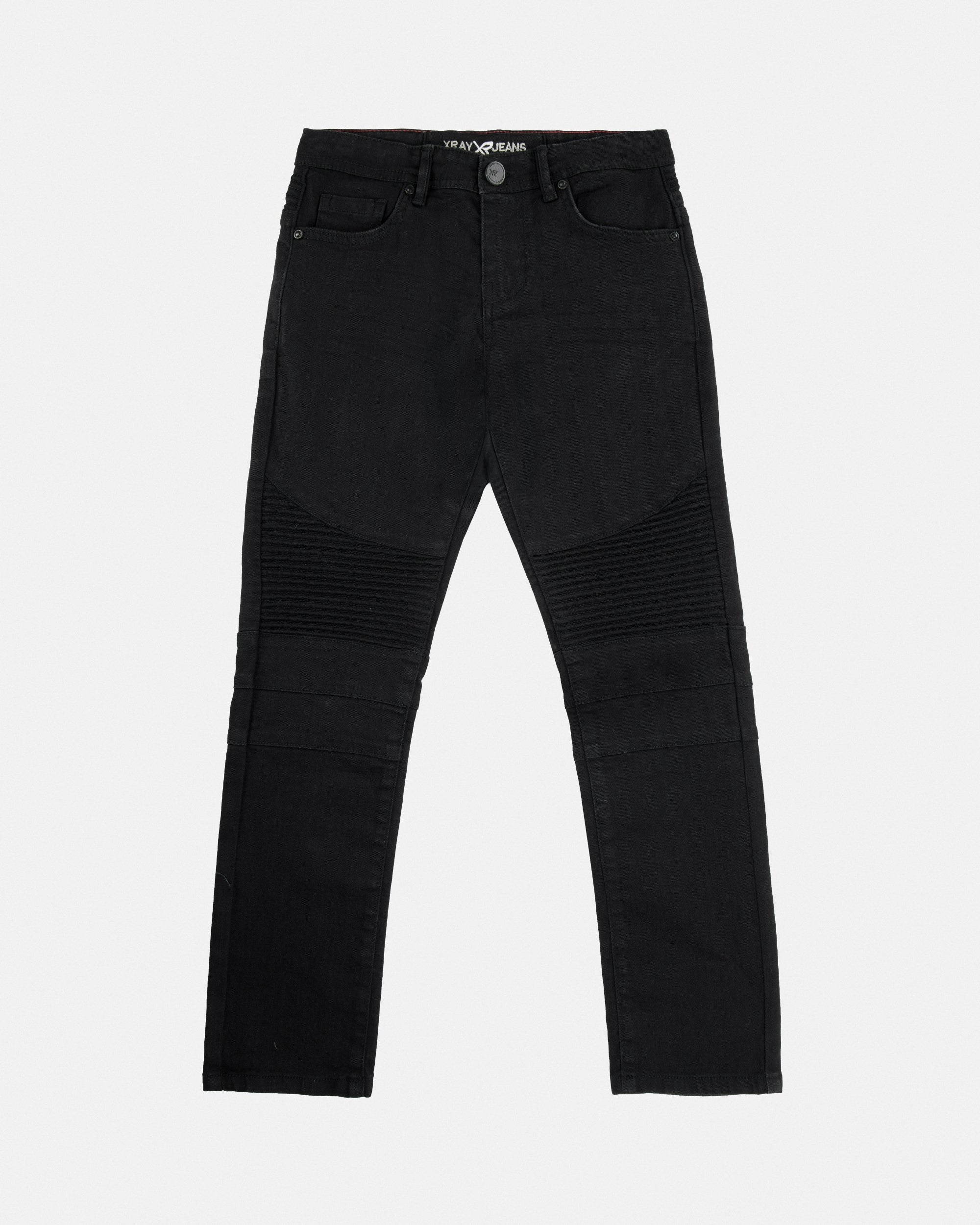X RAY Boys Slim Fit Ripped Biker Moto Jeans Pants