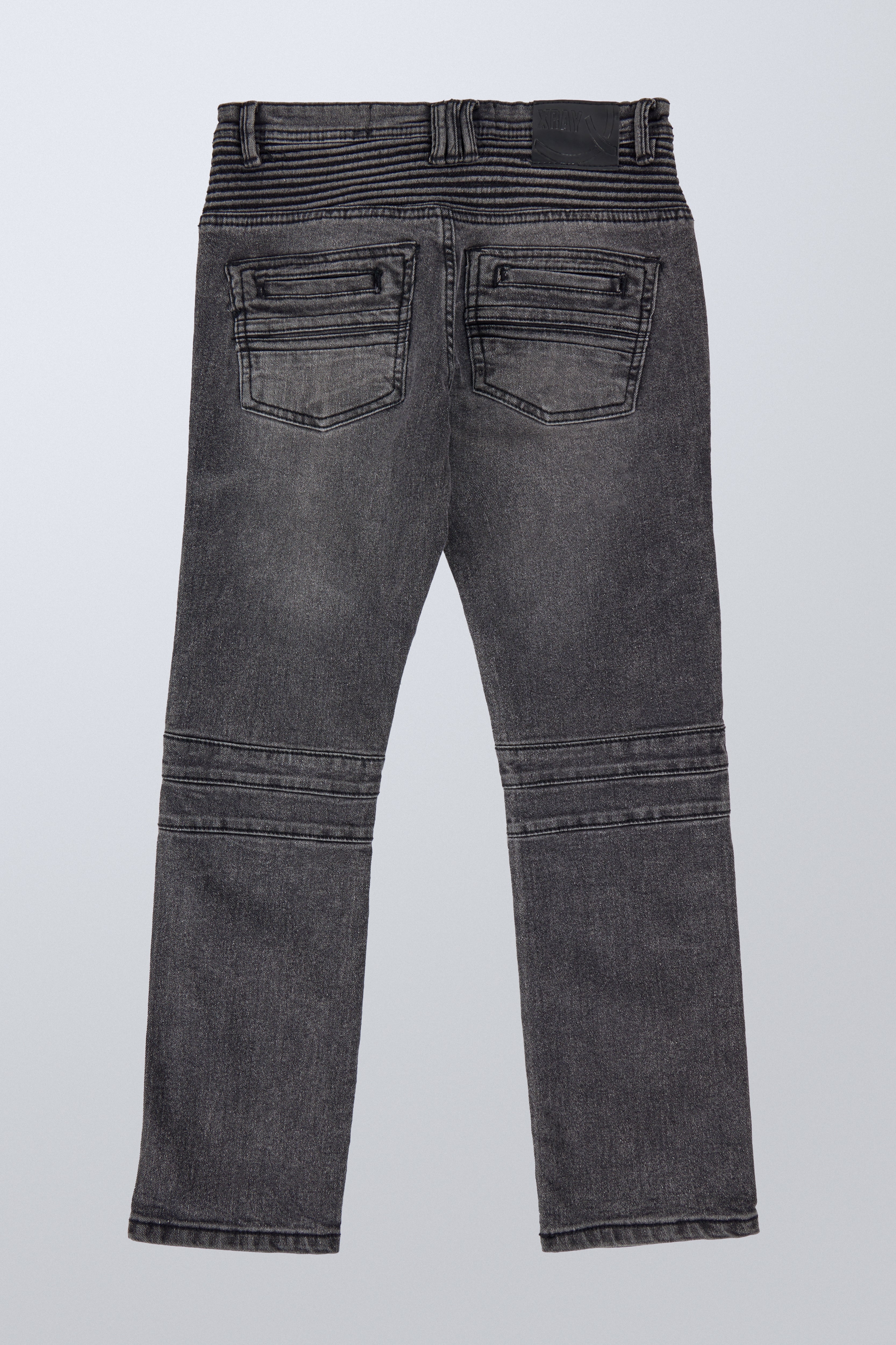 Black Silver Brush Effect Jeans – MONDO Menswear