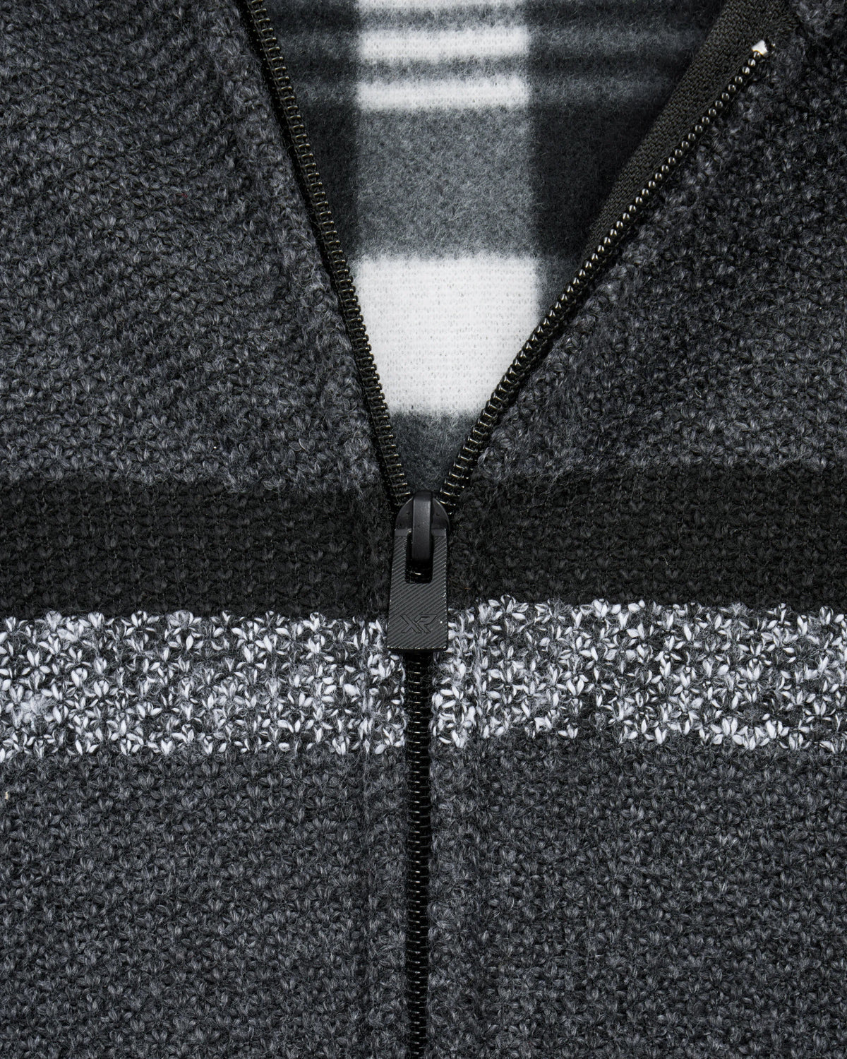 X RAY Boy's Full Zip Hooded Sweater With Stripes And Sherpa Lining-thumbmail-36