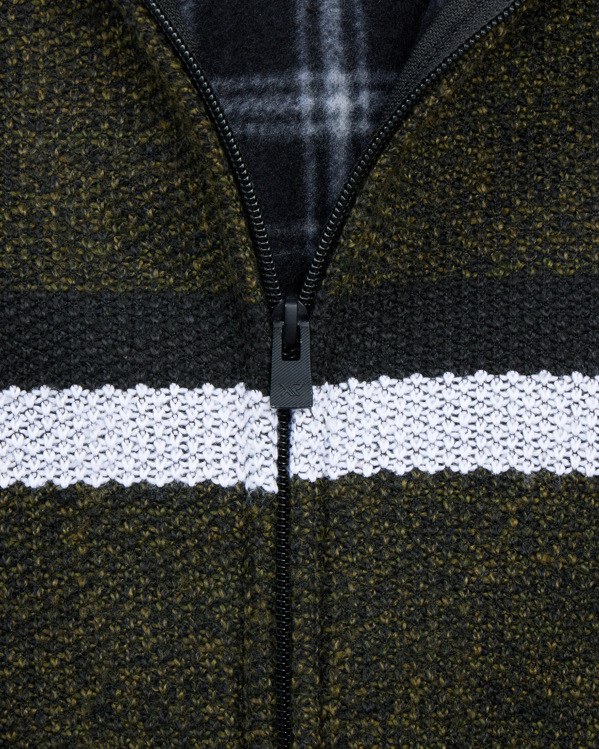 X RAY Boy's Full Zip Hooded Sweater With Stripes And Sherpa Lining-thumbmail-46