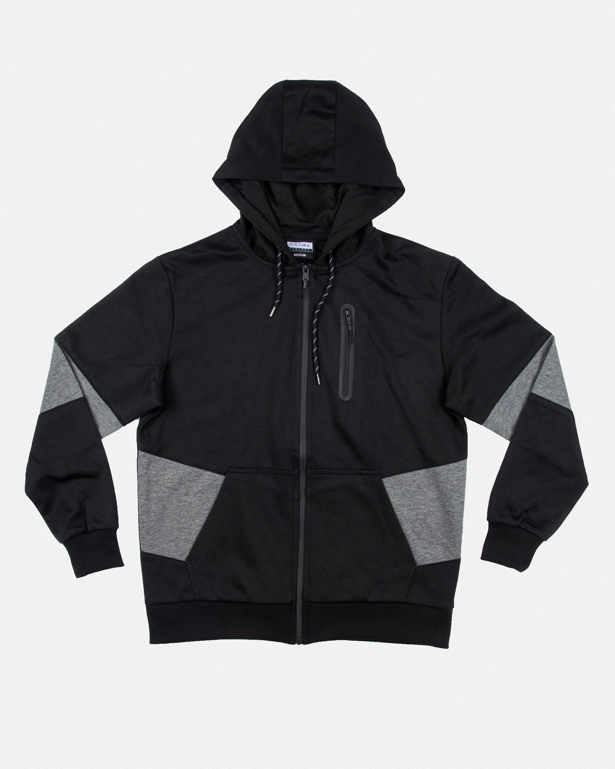 Cultura Men's Athletic Hoodie Zipper Full Zip Hooded Track Fleece Sport Jacket