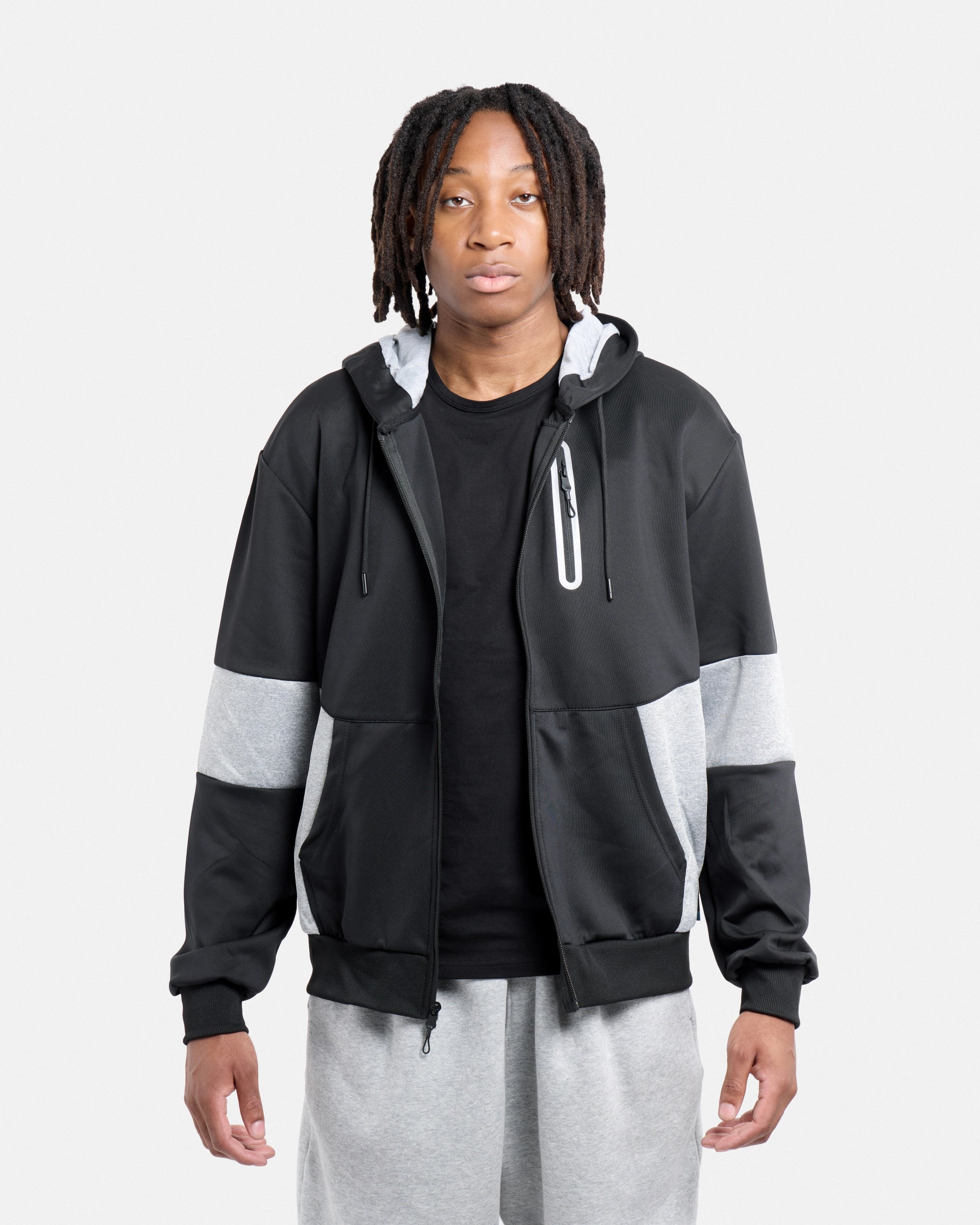 Cultura Men's Athletic Hoodie Zipper Full Zip Hooded Track Fleece Sport Jacket