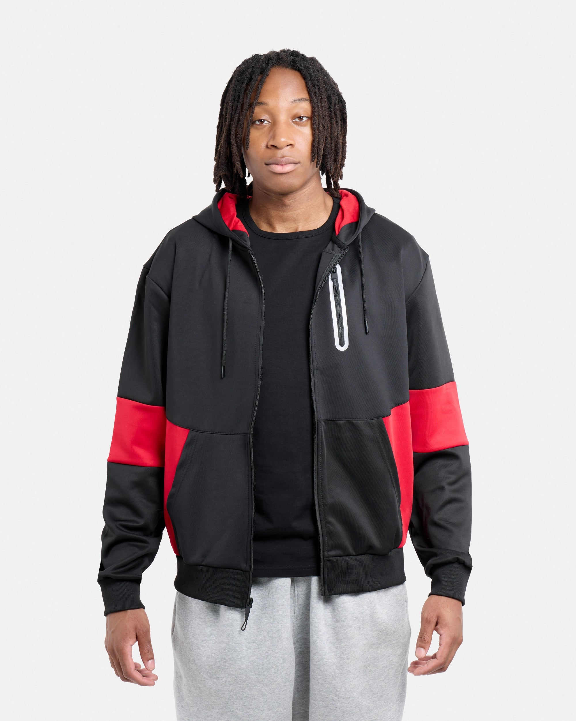 Cultura Men's Athletic Hoodie Zipper Full Zip Hooded Track Fleece Sport Jacket