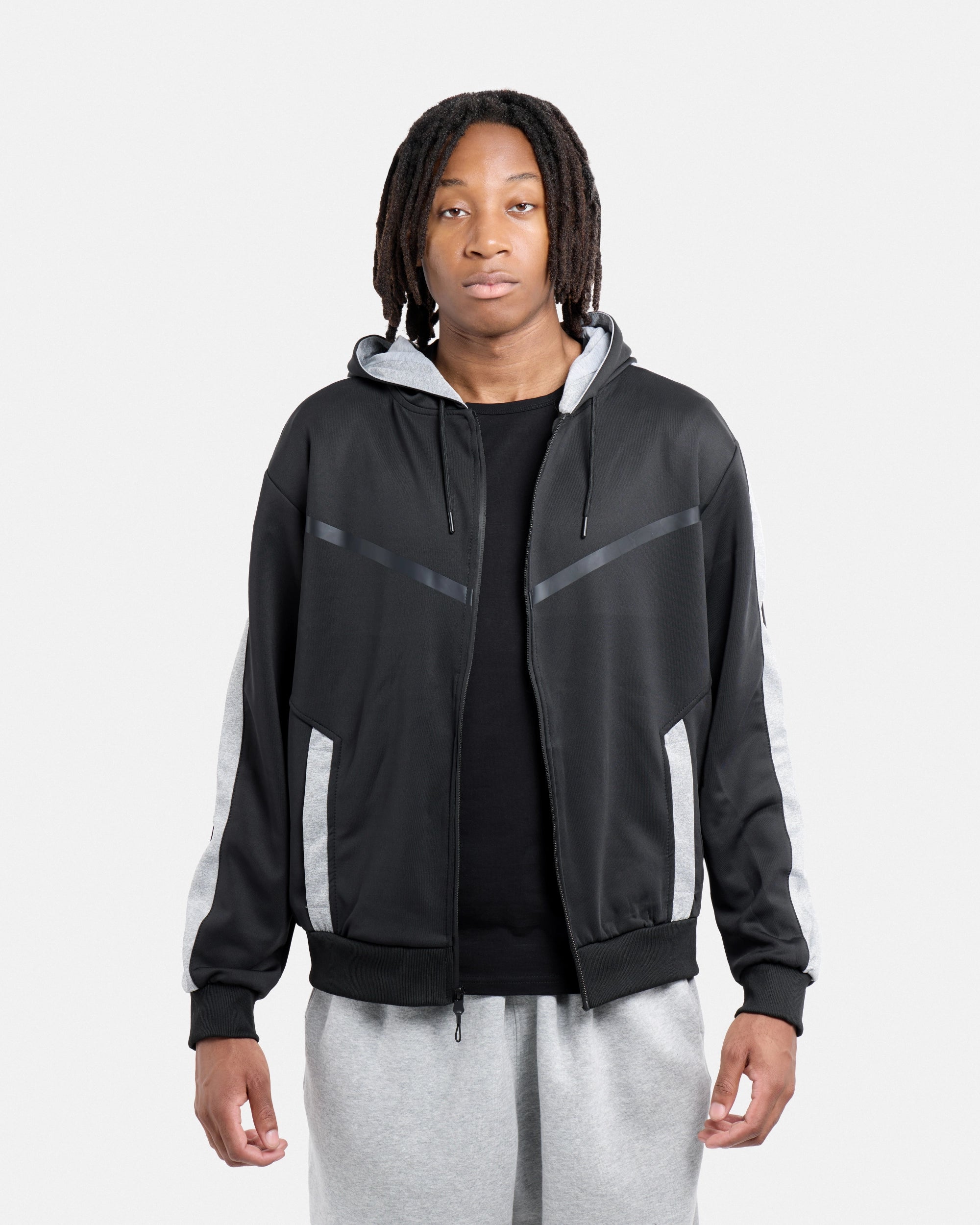 Cultura Men's Athletic Hoodie Zipper Full Zip Hooded Track Fleece Sport Jacket