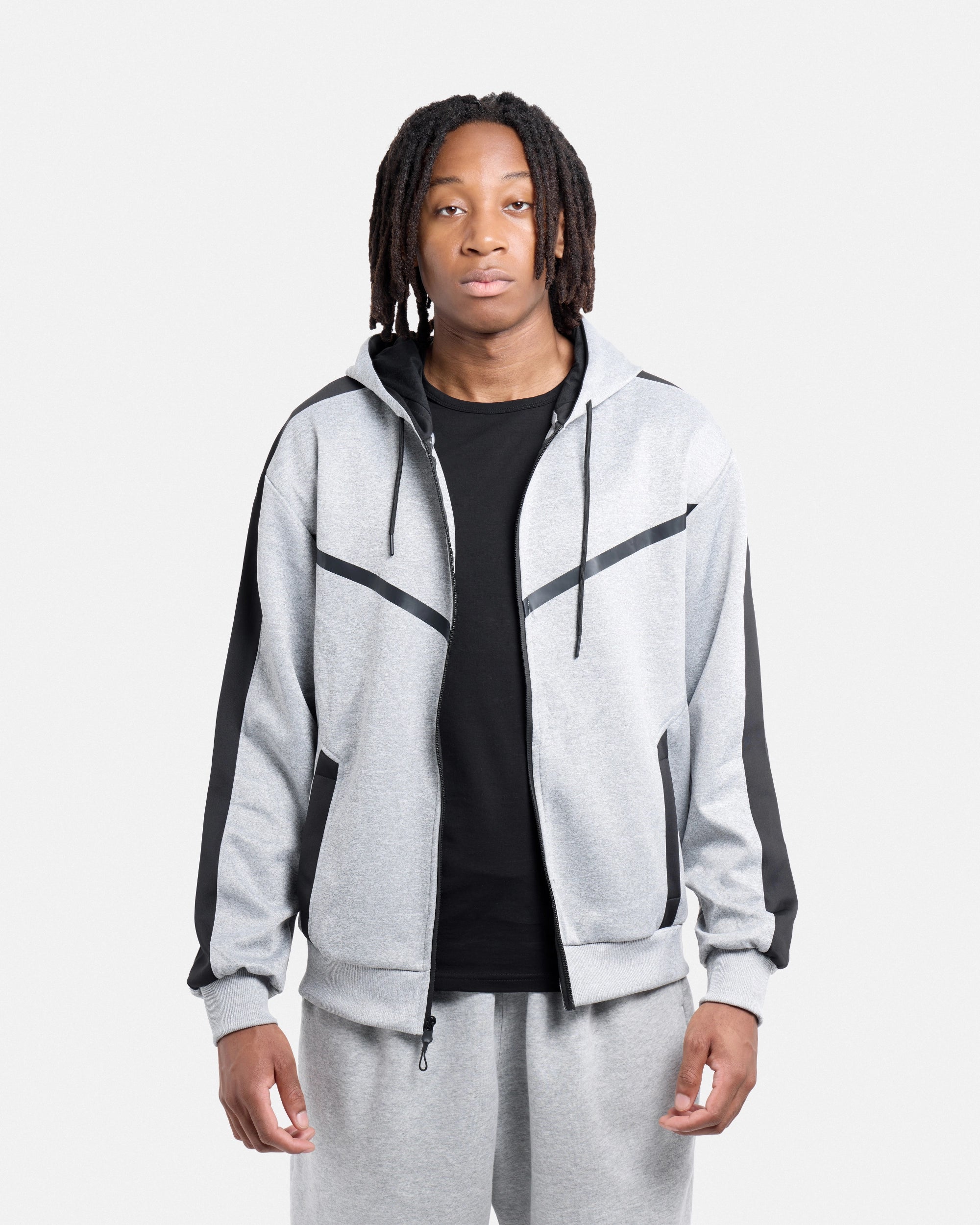 Cultura Men's Athletic Hoodie Zipper Full Zip Hooded Track Fleece Sport Jacket