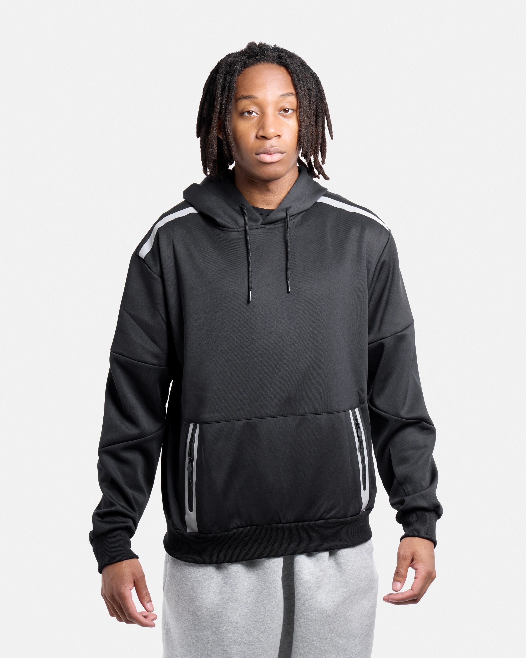 Cultura Men's Pullover Hooded Track Jacket