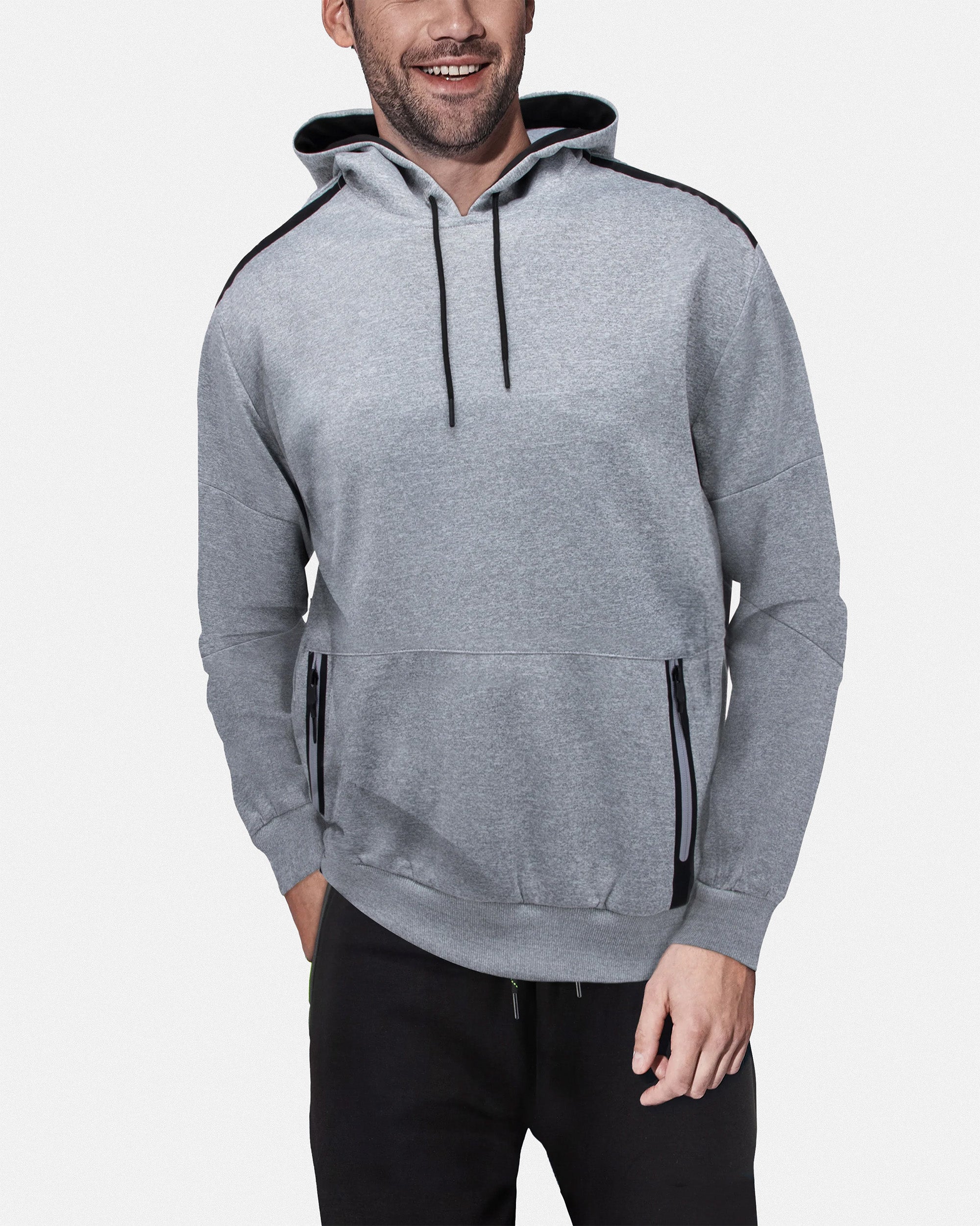 Cultura Men's Pullover Hooded Track Jacket