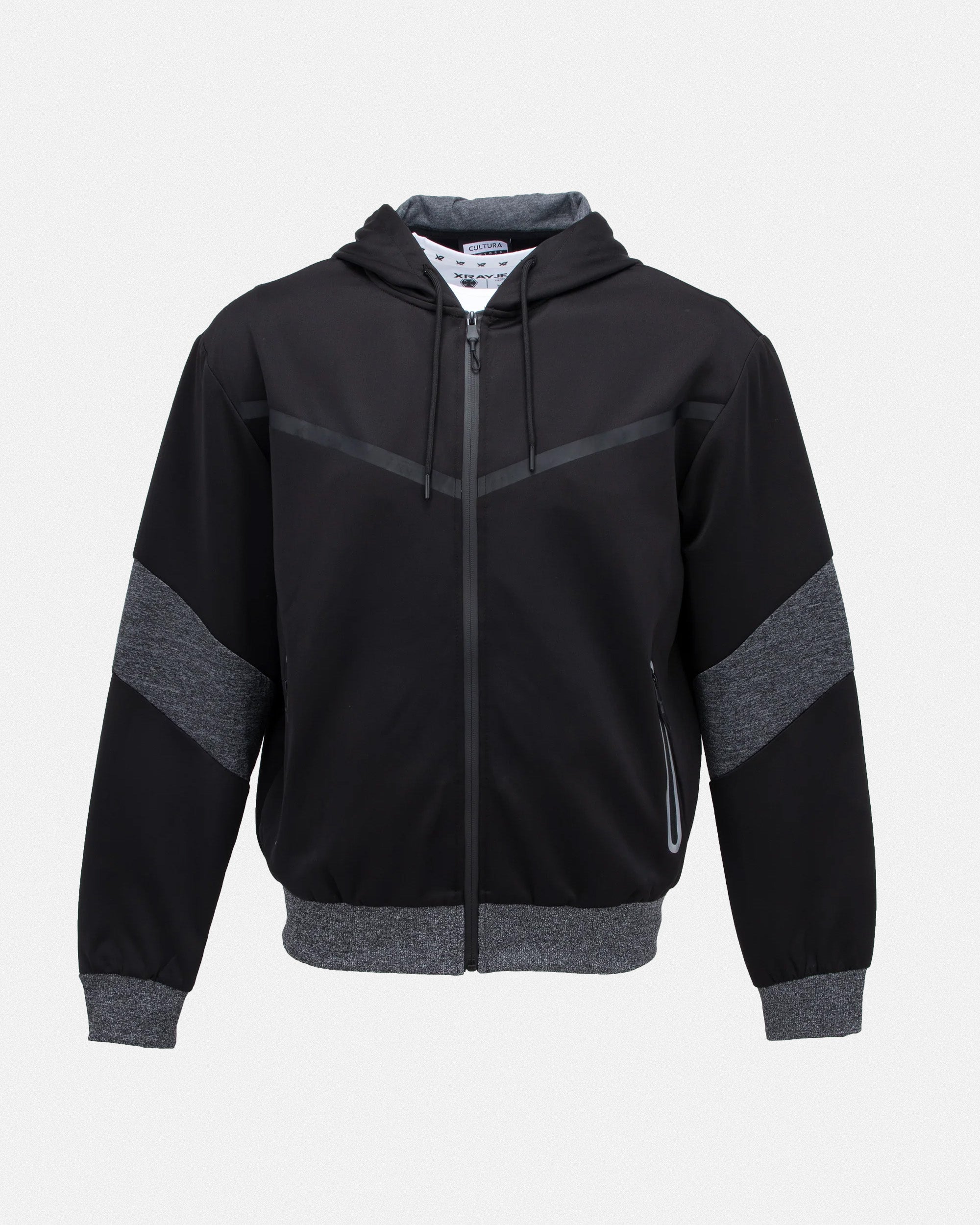 ガチャSAPEur Sweat Jacket Black M Sporty Petrol Industries Sweat Jacket Platteville for men