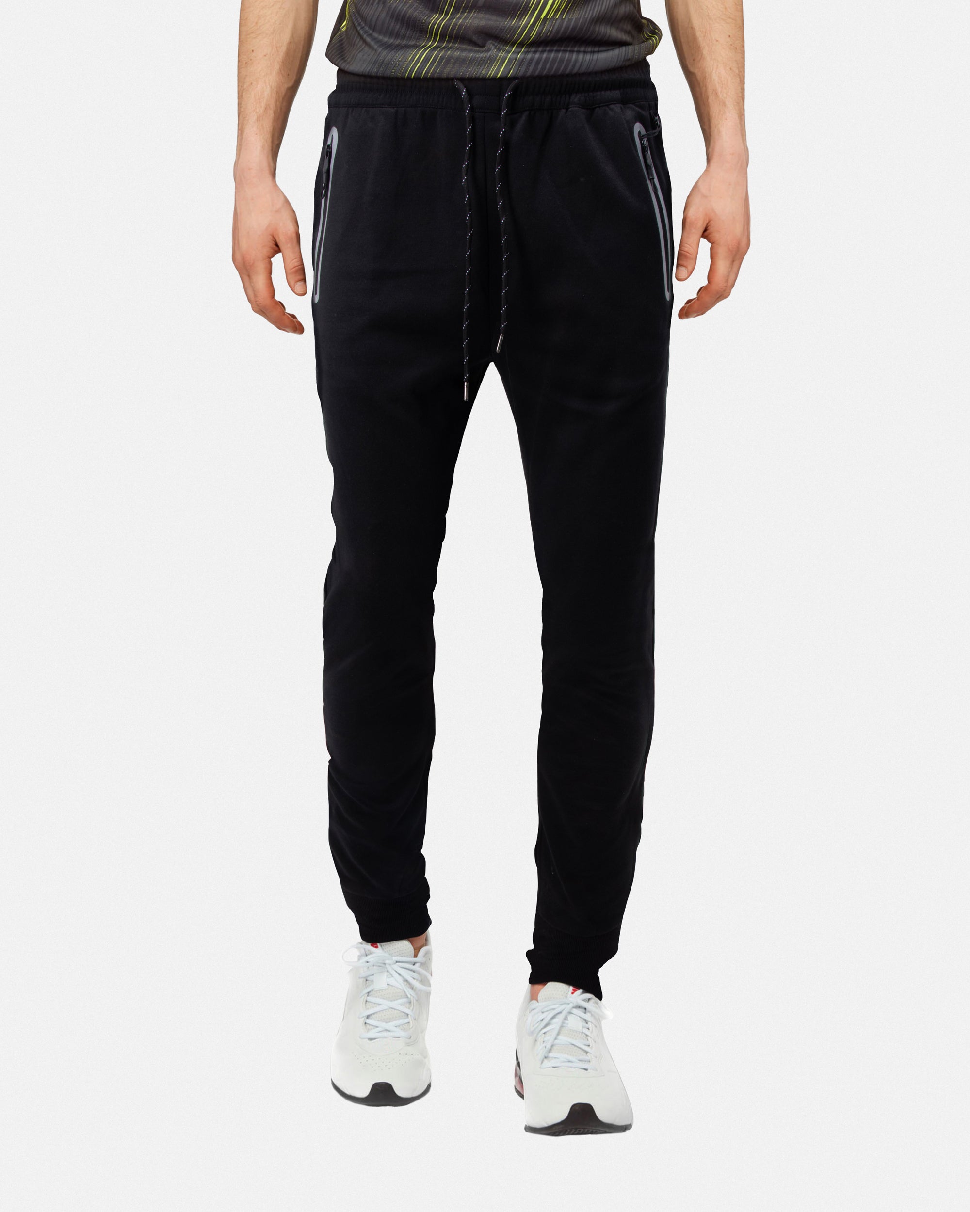 Cultura Men's Zip Pocket Fleece Jogger Sweatpants