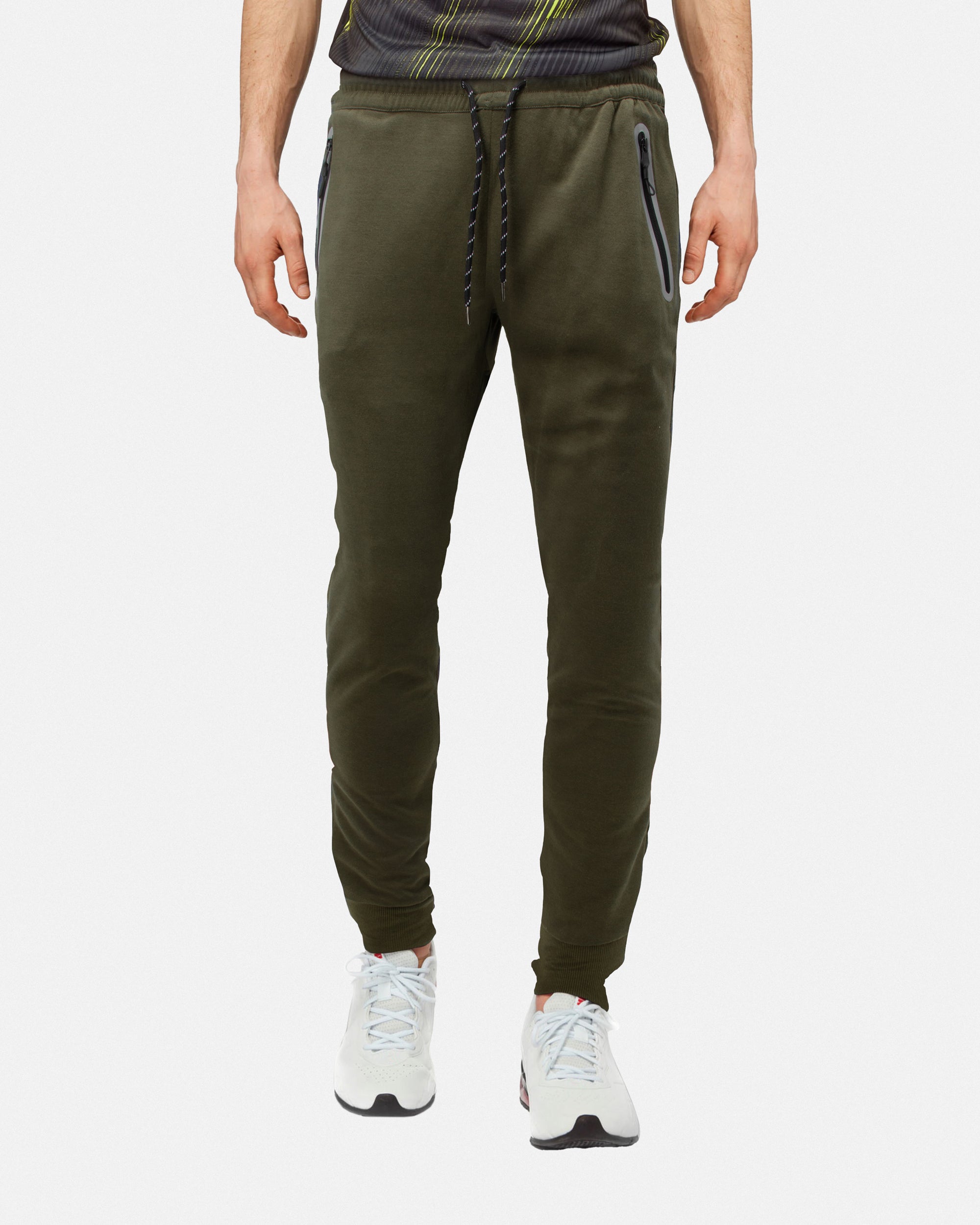 Cultura Men's Zip Pocket Fleece Jogger Sweatpants