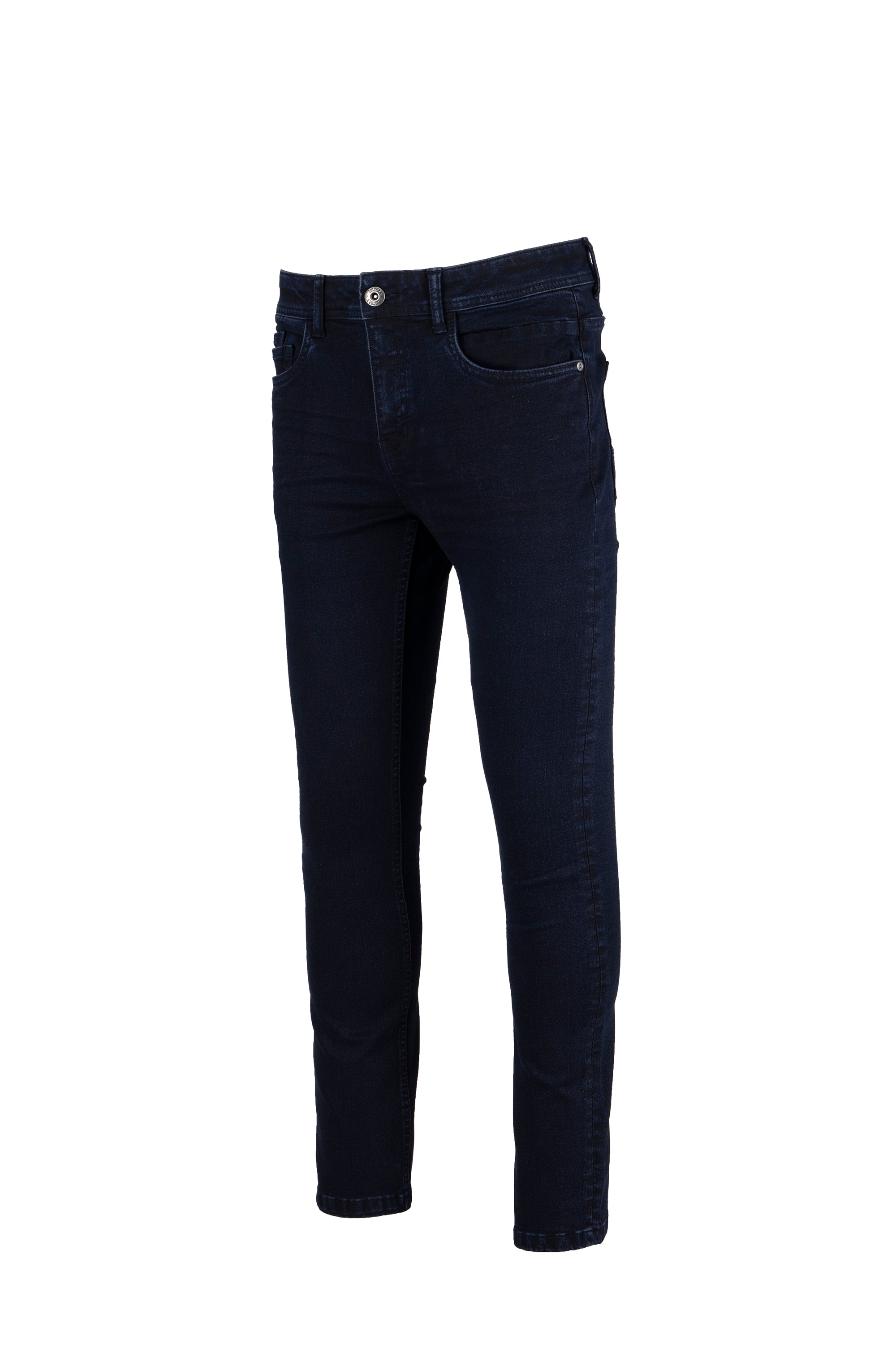 Traders Regular Fit Stretch Jeans Blue Black - Lowes Menswear