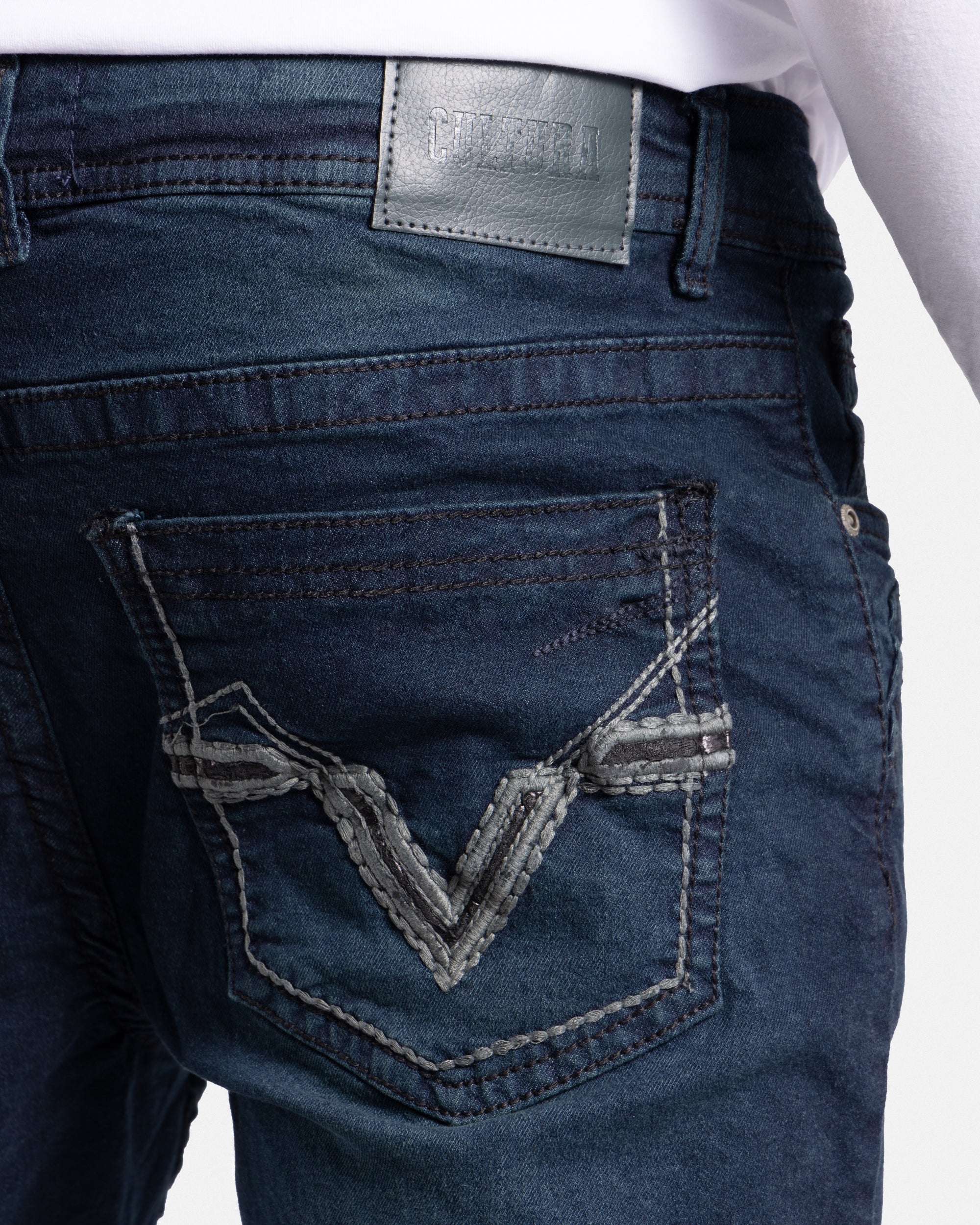 CULTURA Men's Saddle Stitch Modern Fit Jeans – X-RAY JEANS