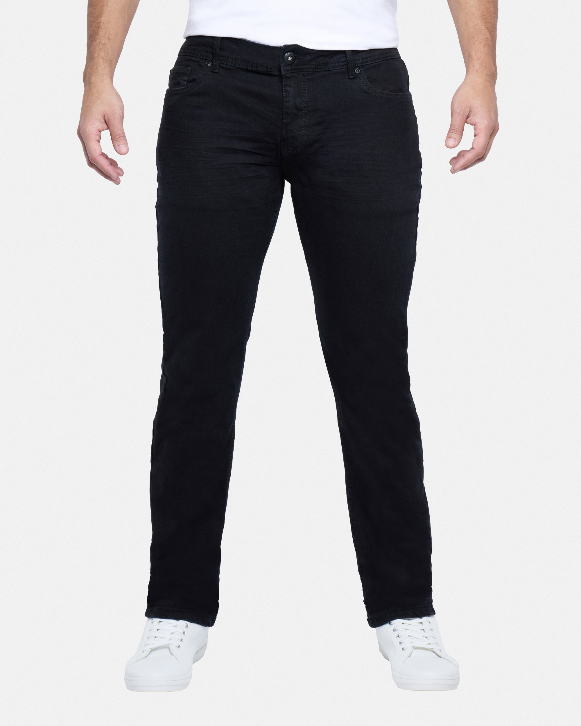CULTURA Men's Saddle Stitch Modern Fit Jeans