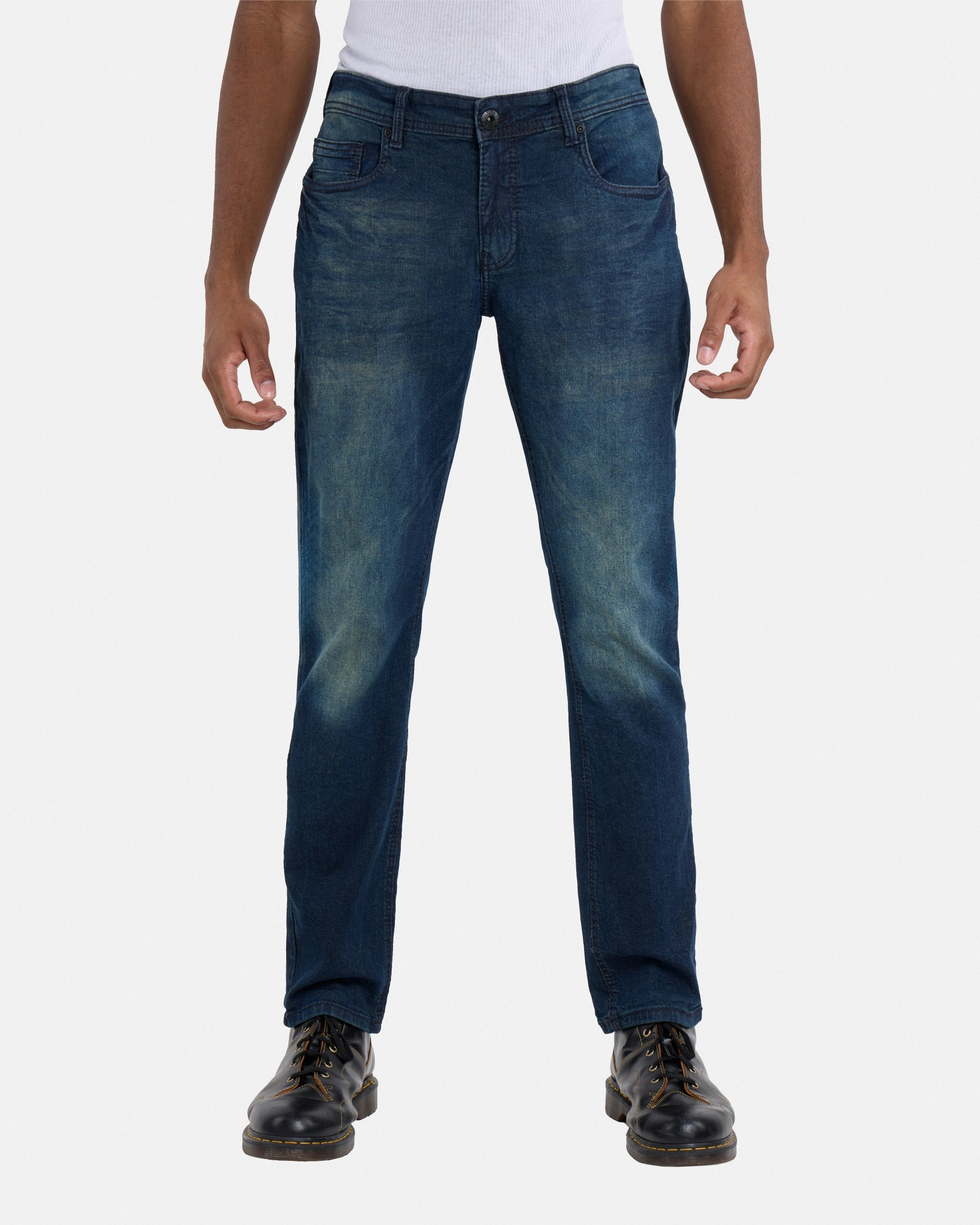 #CMP-94014 Saddle Stitch Modern Fit Western Jeans