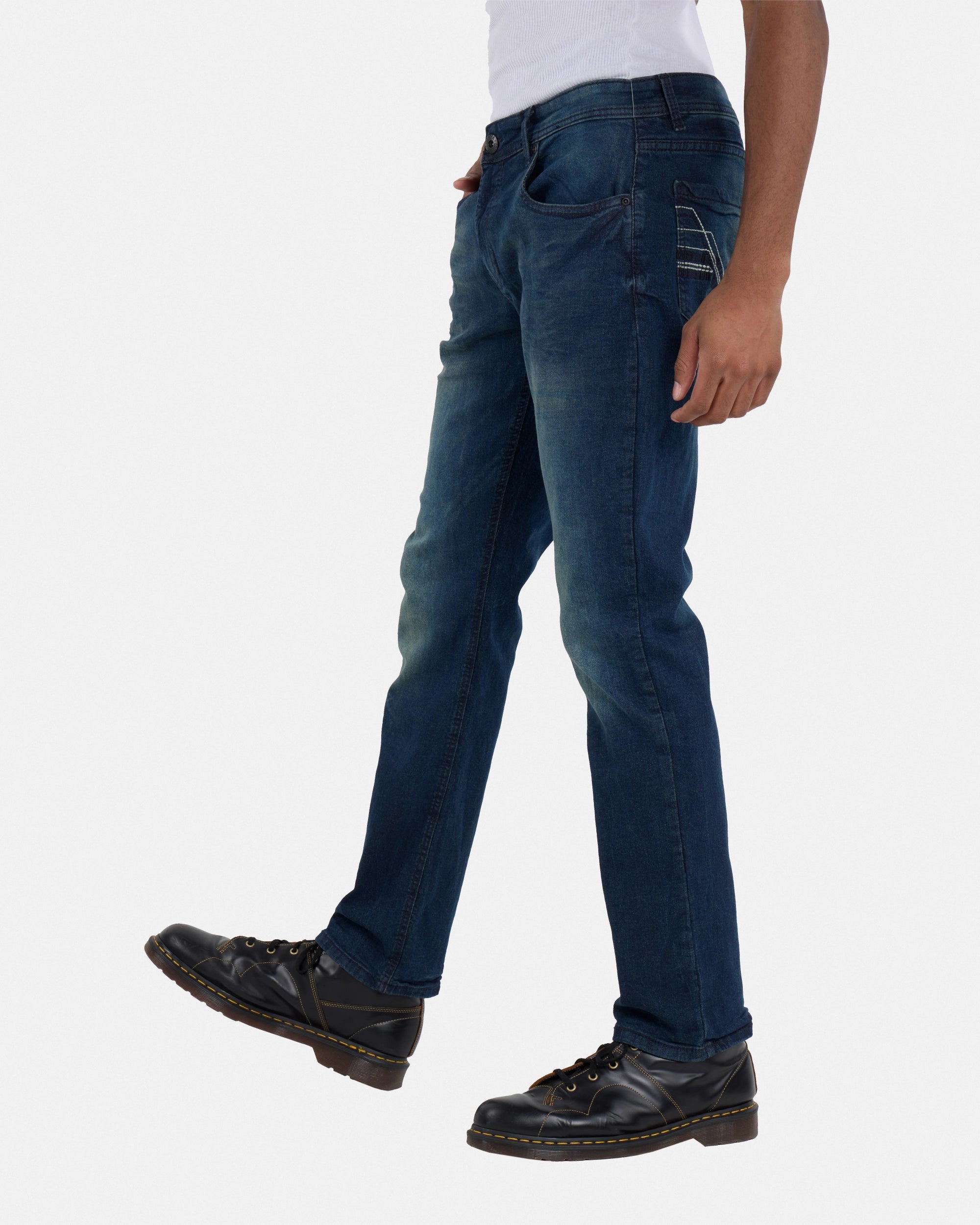 #CMP-94014 Saddle Stitch Modern Fit Western Jeans-thumbmail-3