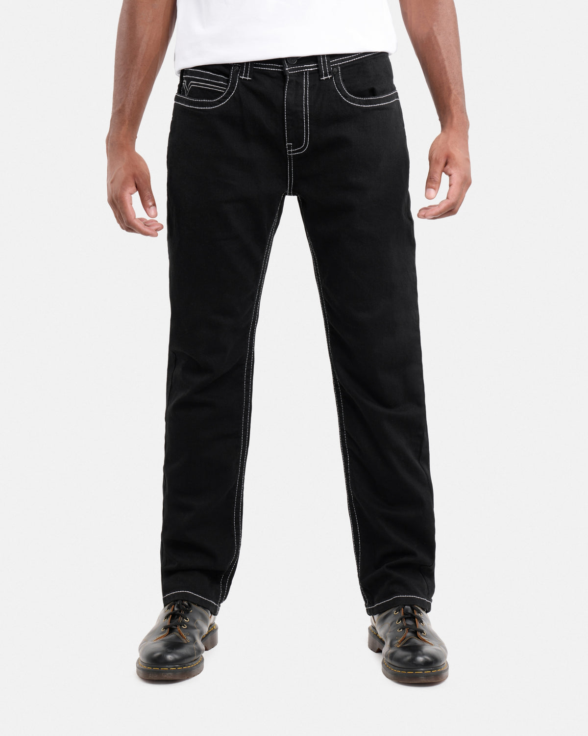 CMP-94333 Saddle Stitch Relaxed Slim Fit Western Jeans – X-RAY JEANS