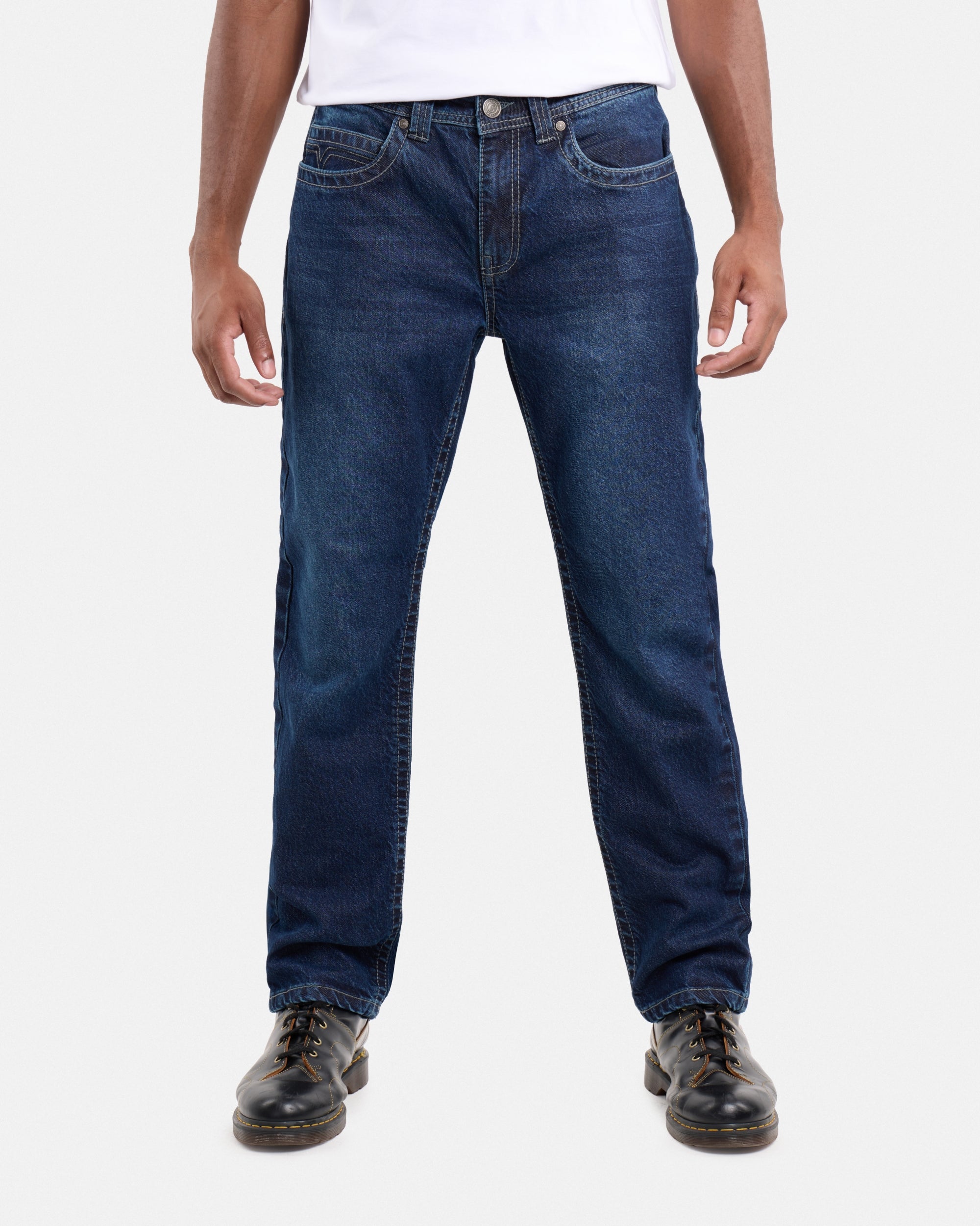 Men's Saddle Stitch Roman Fit Denim Jeans