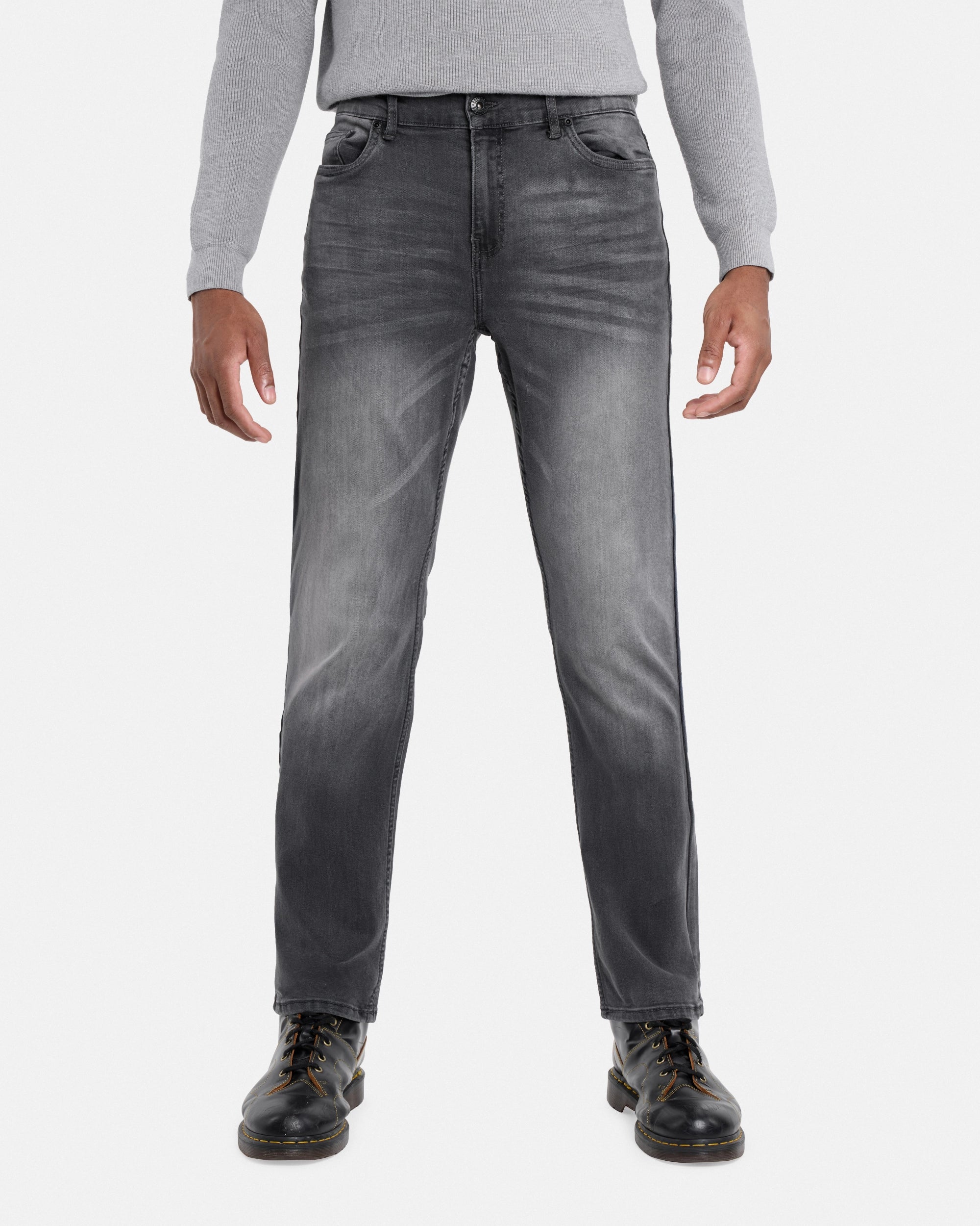 #CMP-94435 Pieced Pockets Slim Fit Jeans
