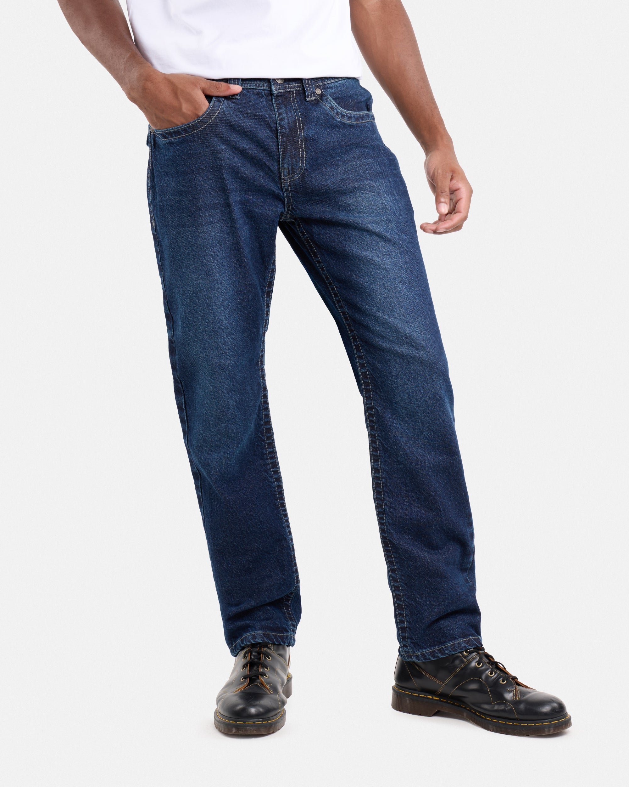 #CMP-94470 Relaxed Slim Fit Saddle Stitch Flap Pocket Western Jeans-thumbmail-29