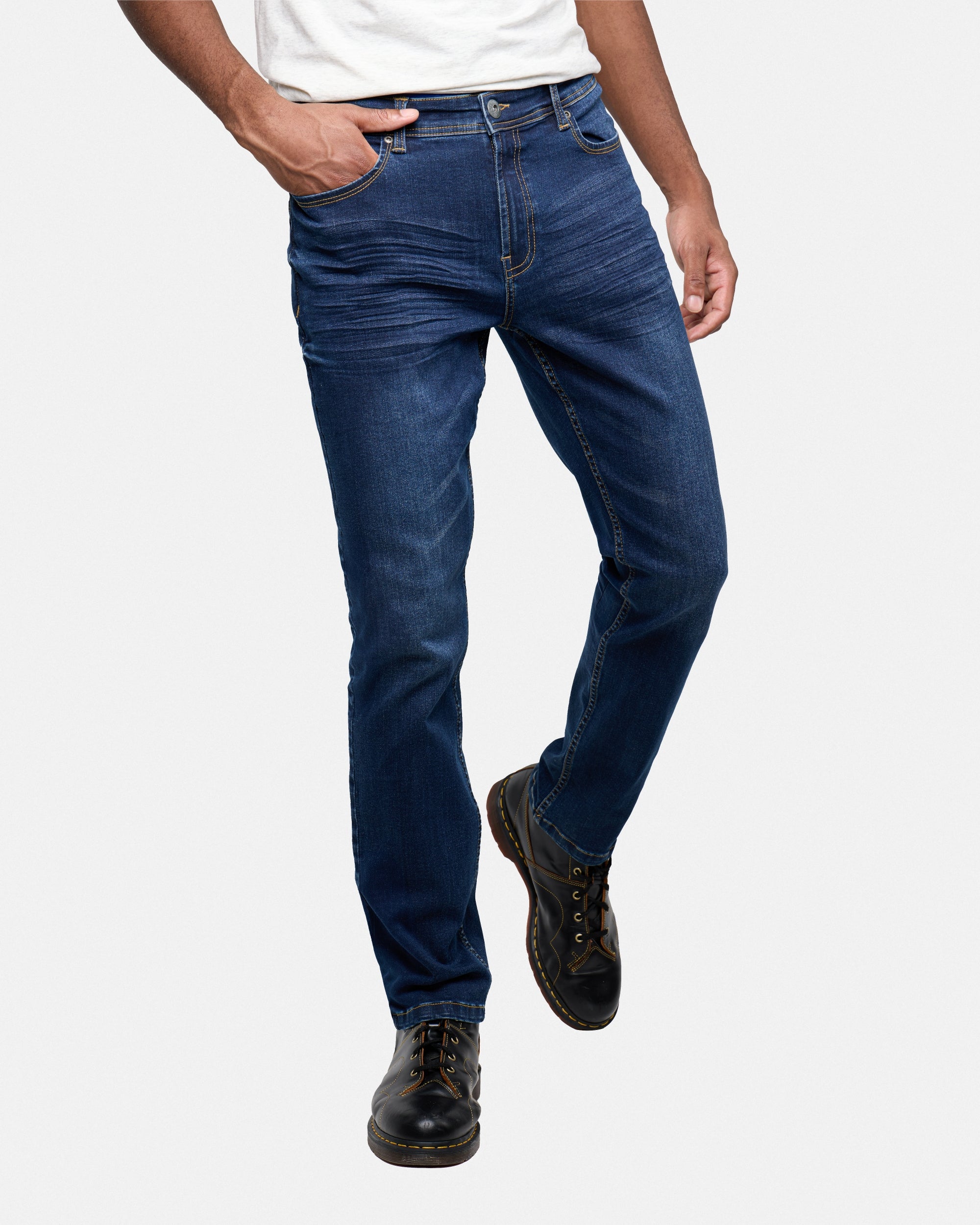 Men's Cultura Slim Stretch Silicon Jeans-thumbmail-4