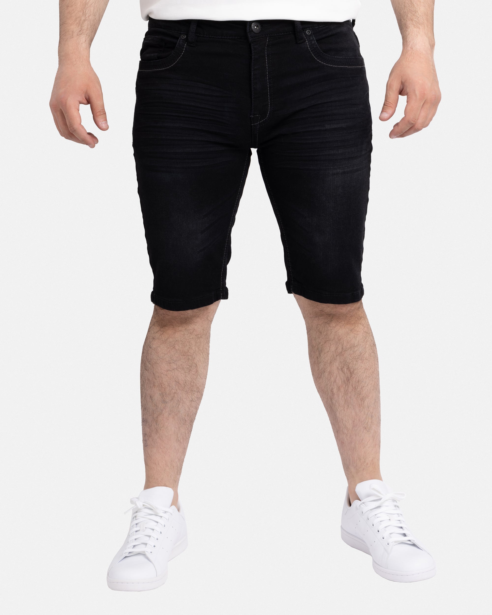 Cultura Men's Saddle Stitch Denim Shorts