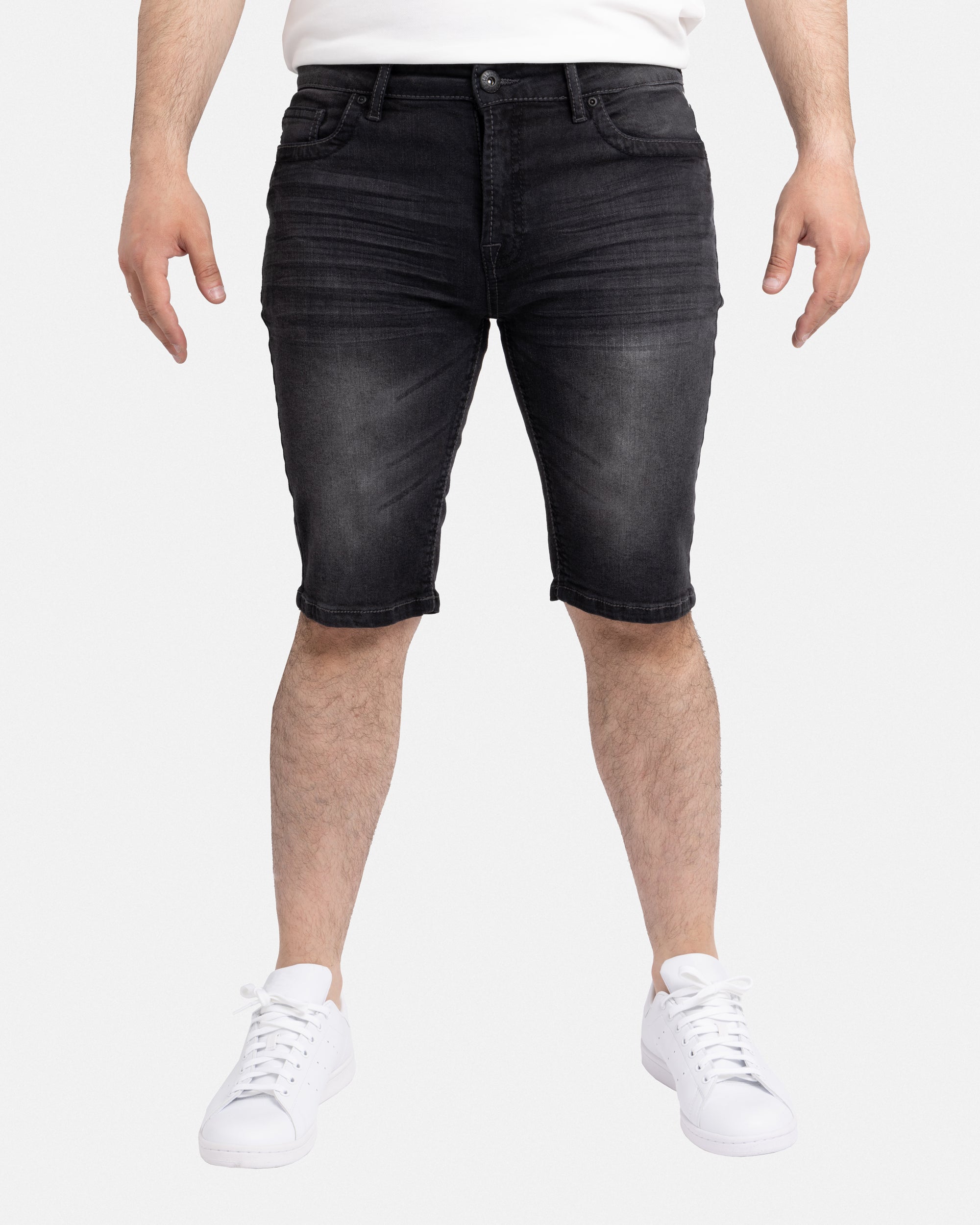 #CMS-91008 Saddle Stitch Denim Shorts