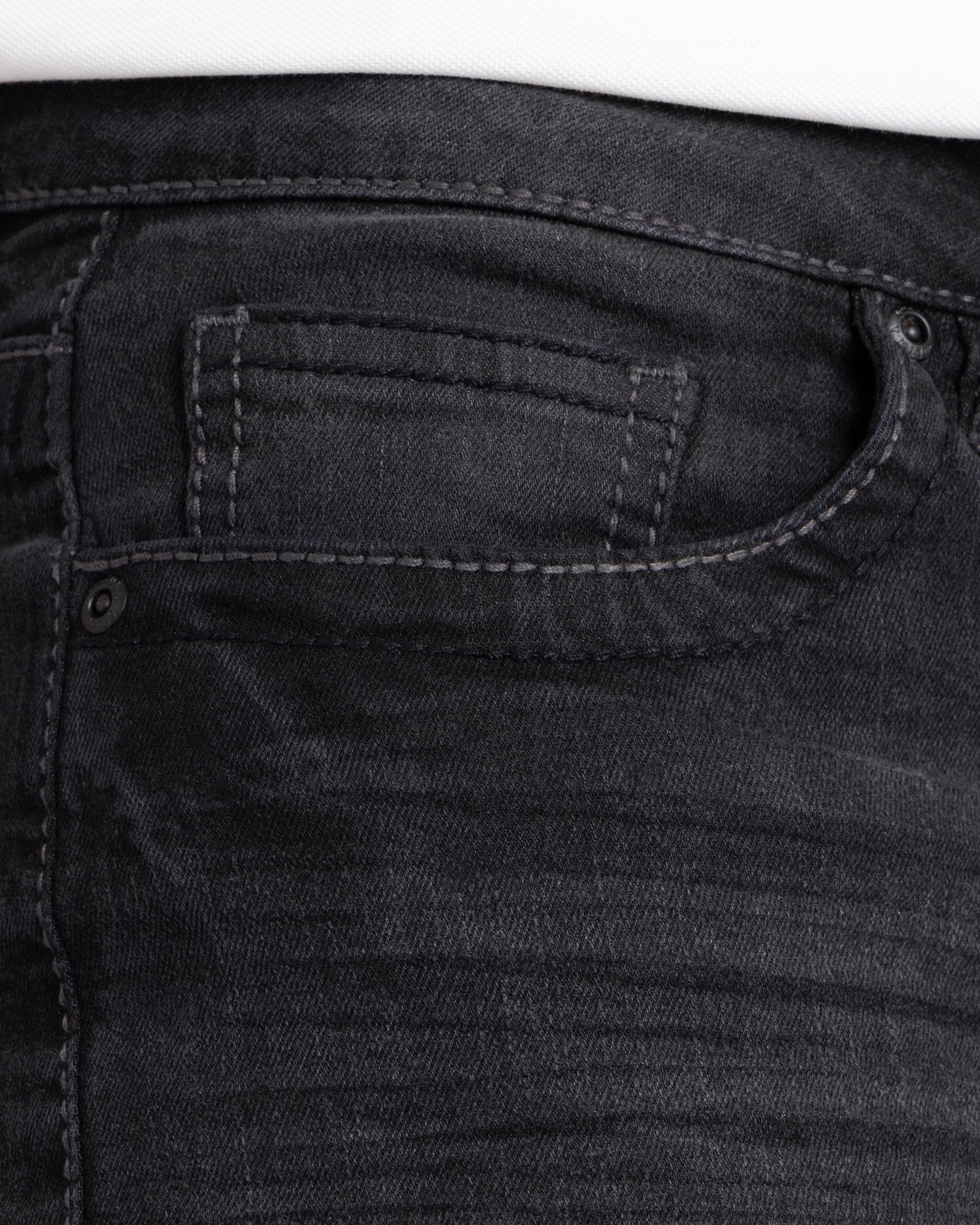 #CMS-91008 Saddle Stitch Denim Shorts-thumbmail-8