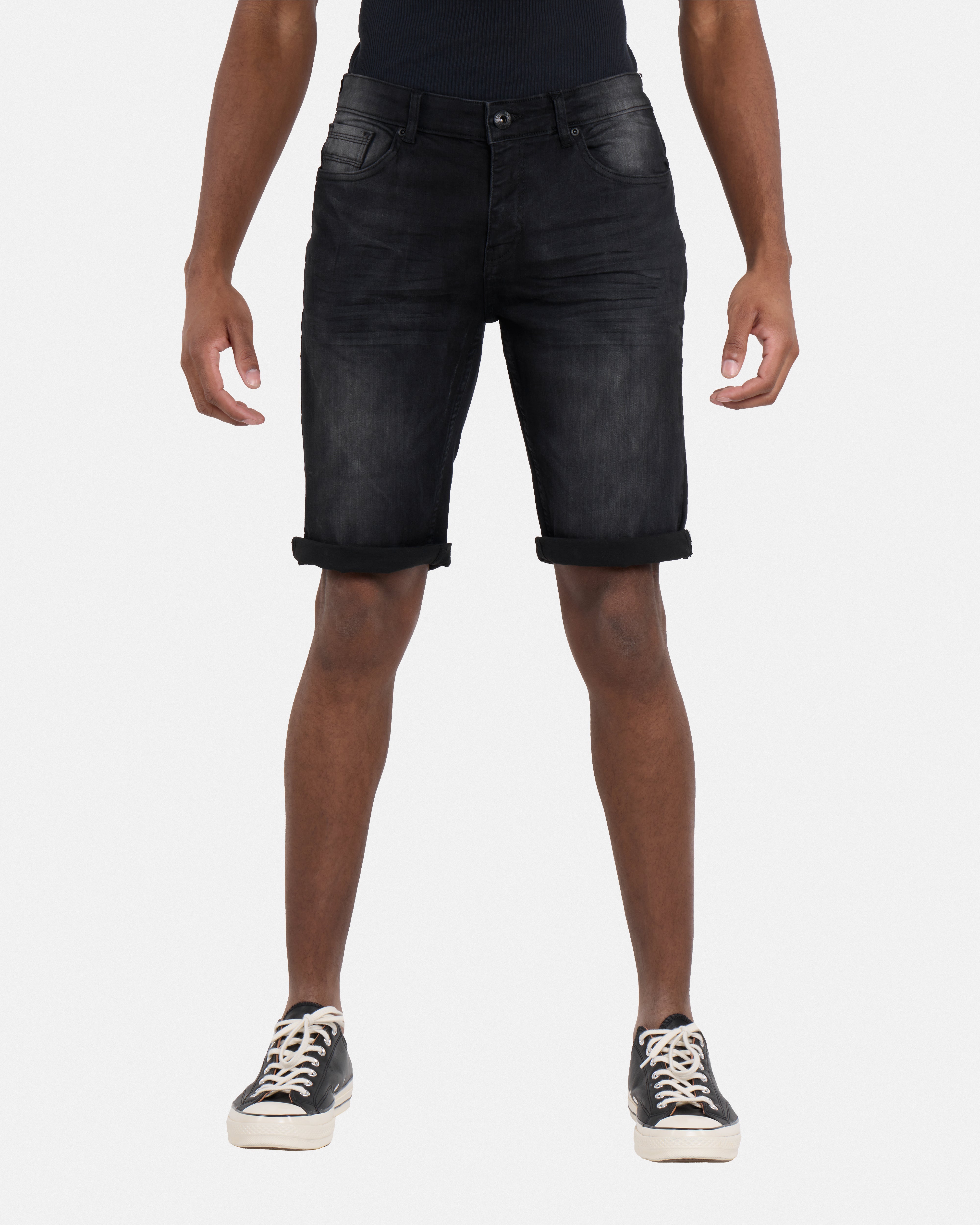 Men's Roll Up Denim Shorts