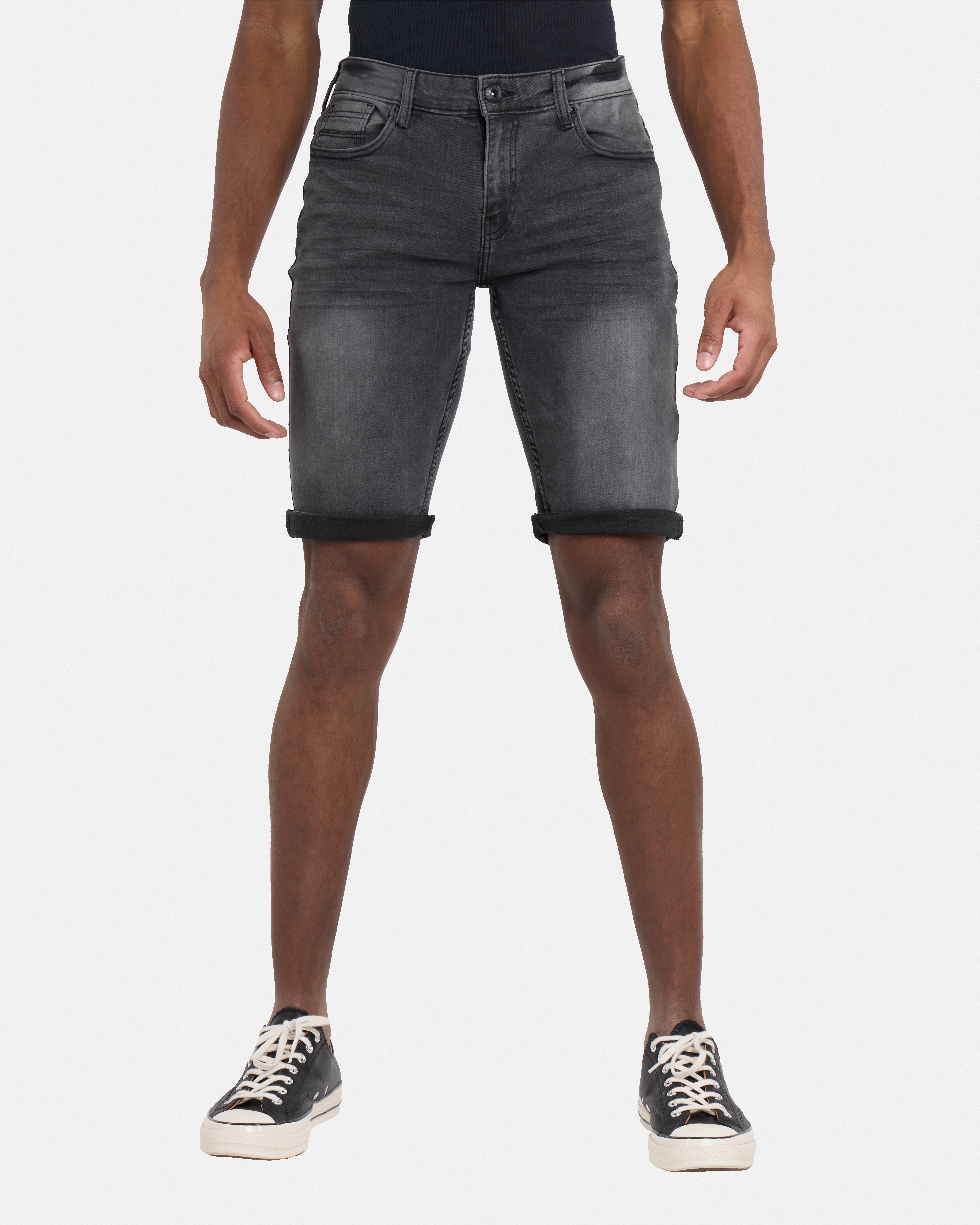 Men's Roll Up Denim Shorts