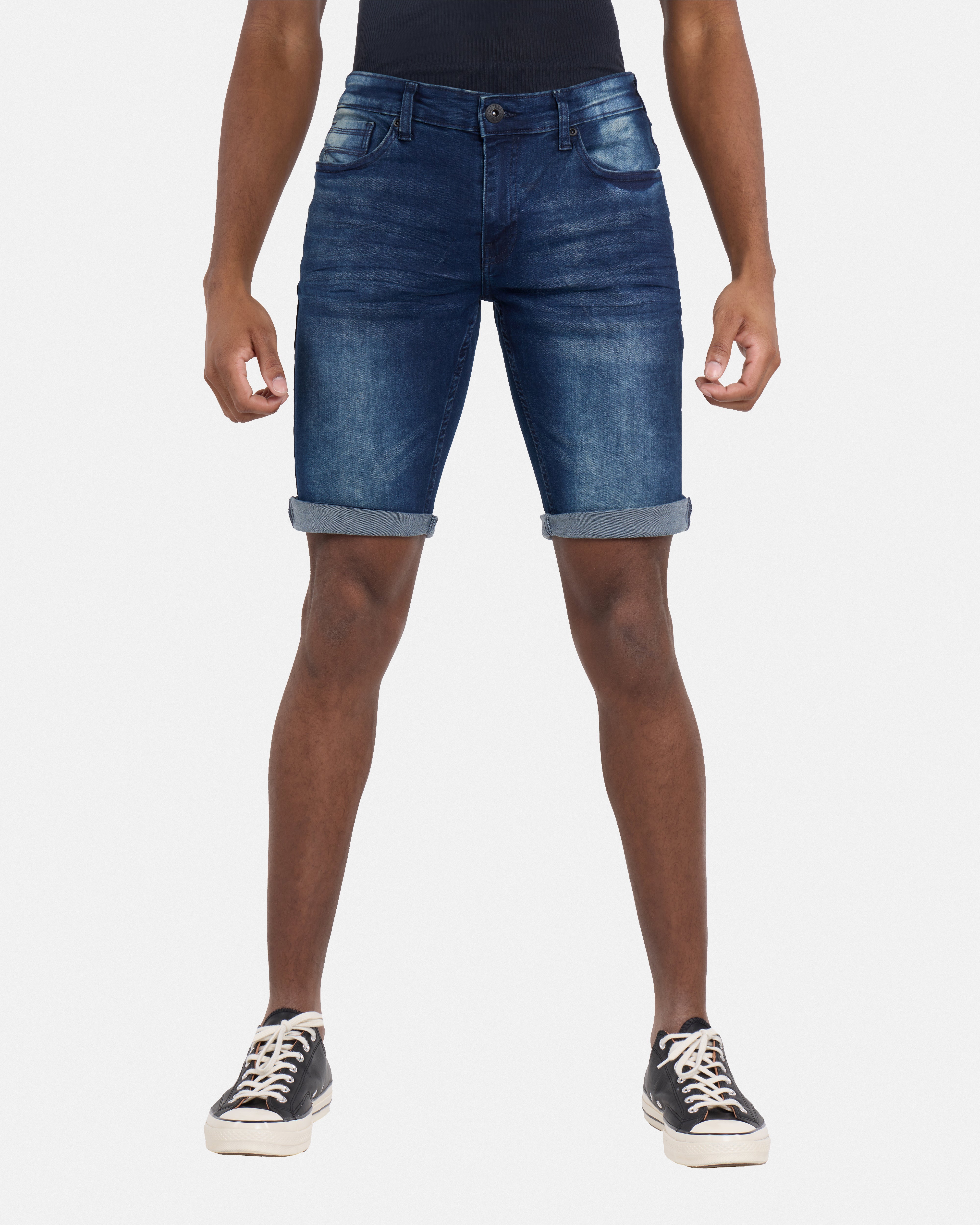 Men's Roll Up Denim Shorts