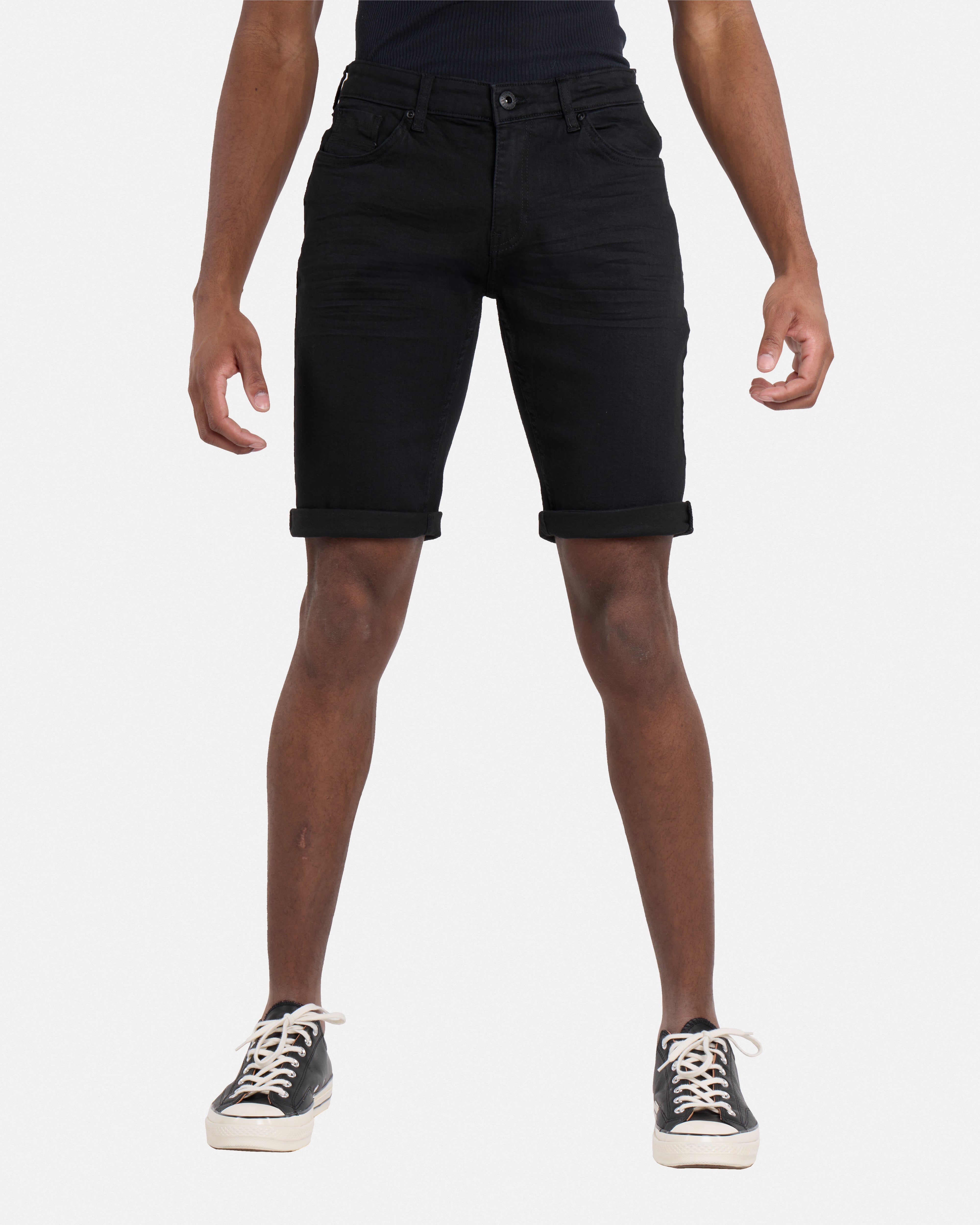 Men's Roll Up Denim Shorts