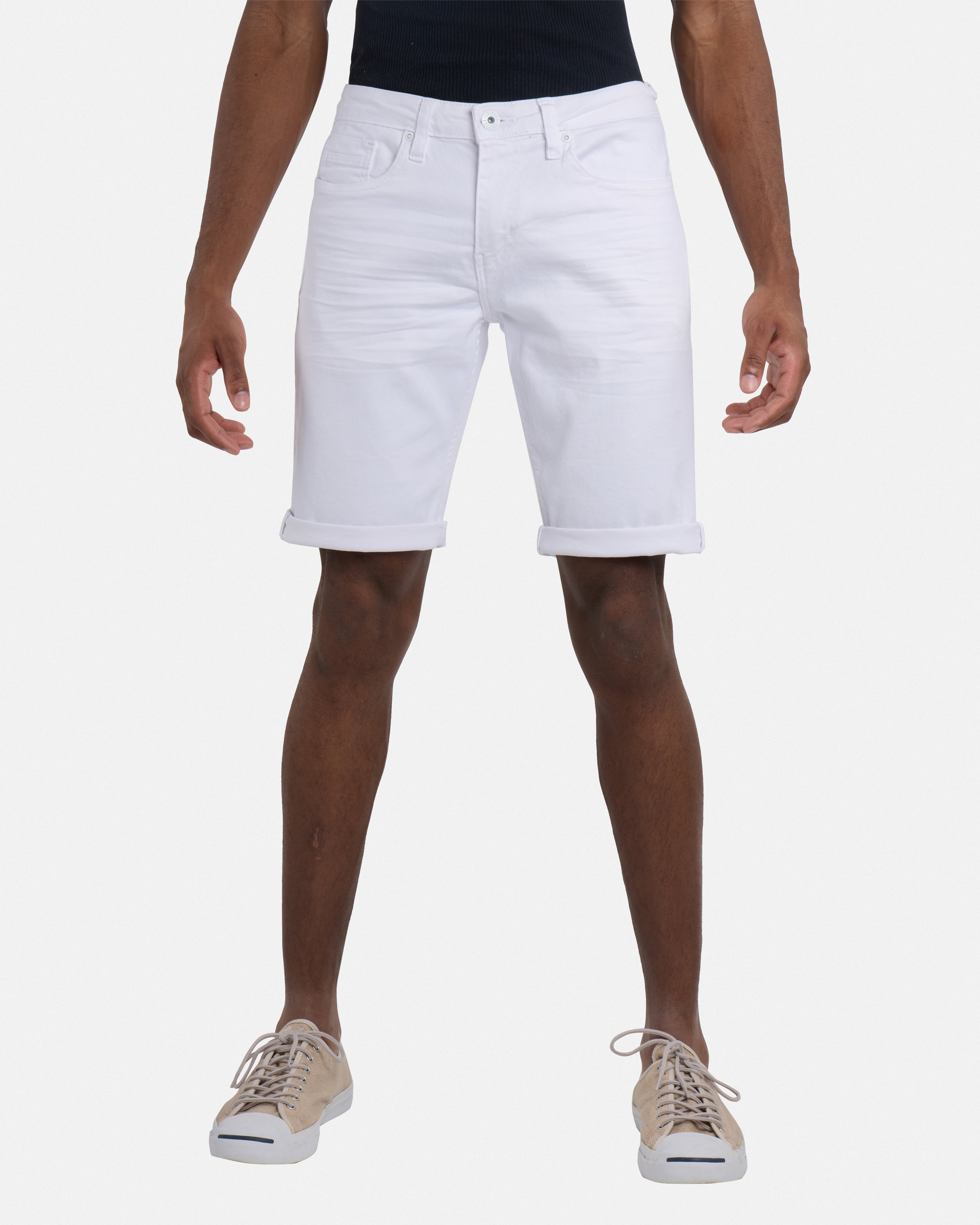 Men's Roll Up Denim Shorts