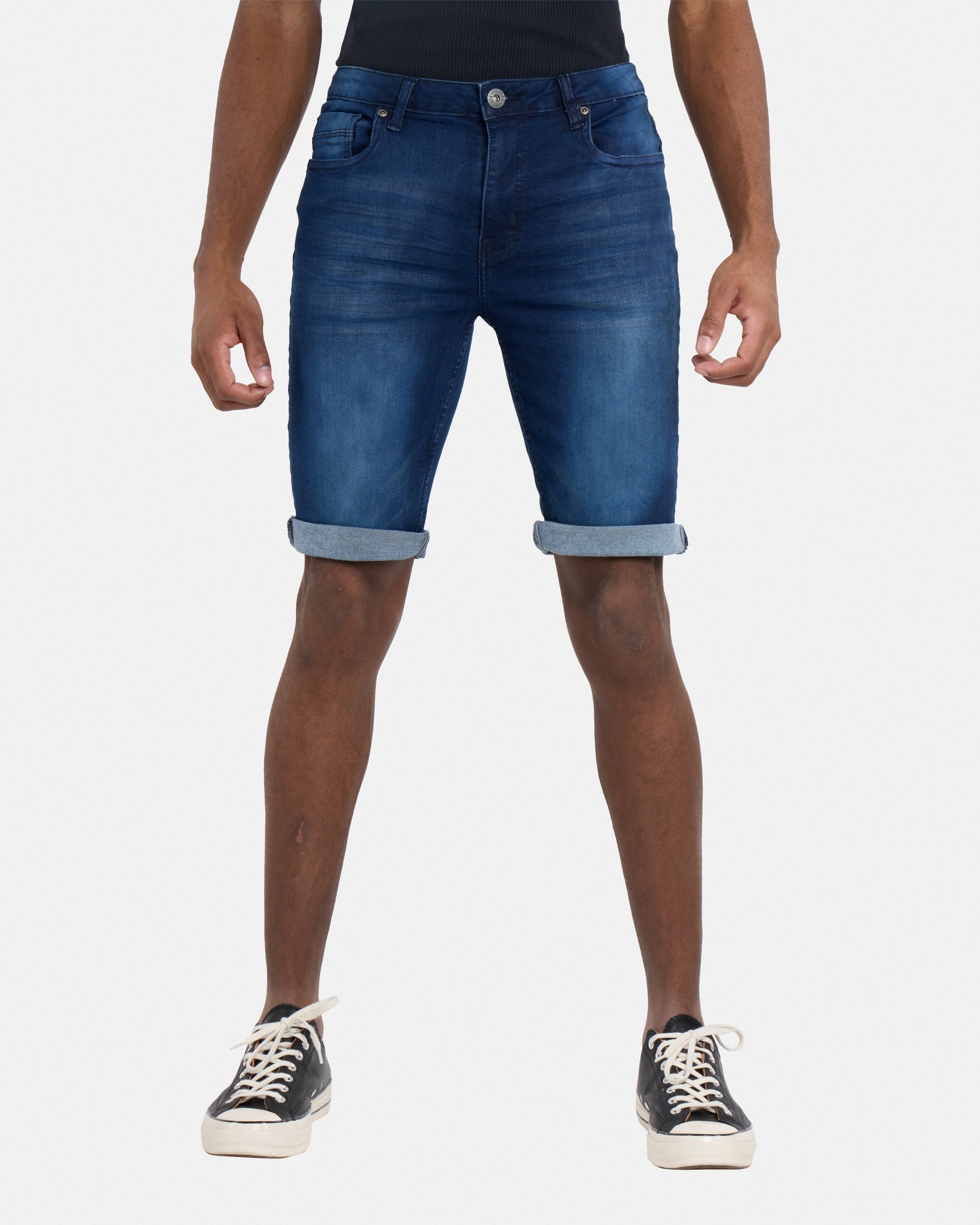 #CMS-94293 Roll Up Denim Shorts