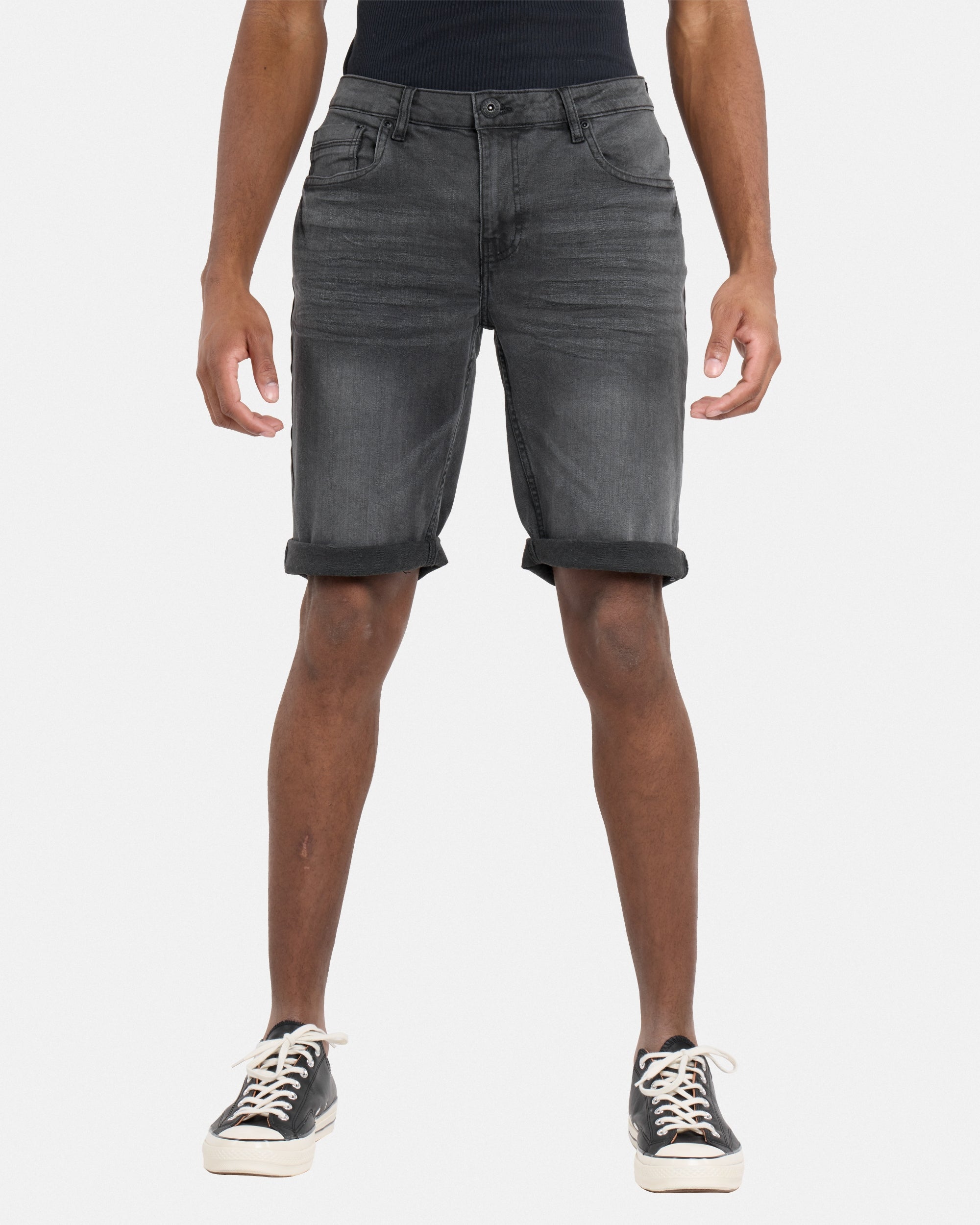#CMS-94293 Roll Up Denim Shorts