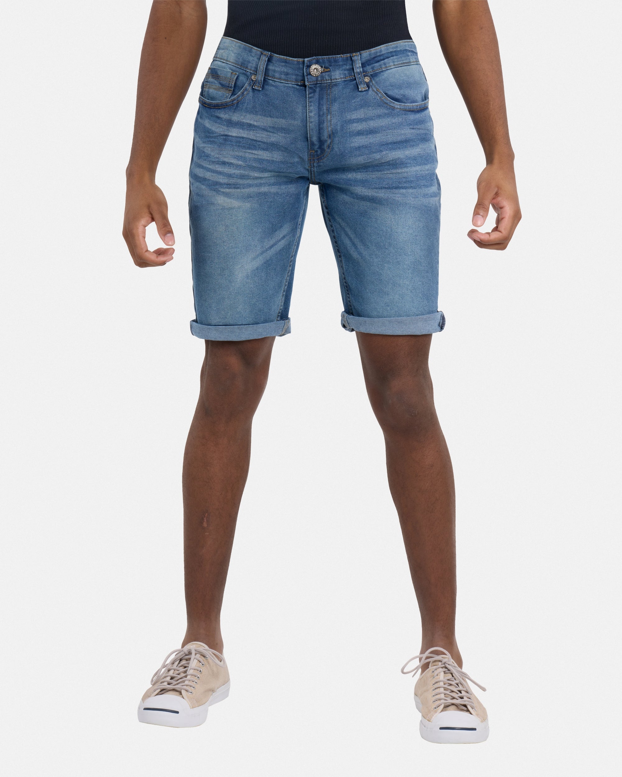 #CMS-94293 Roll Up Denim Shorts