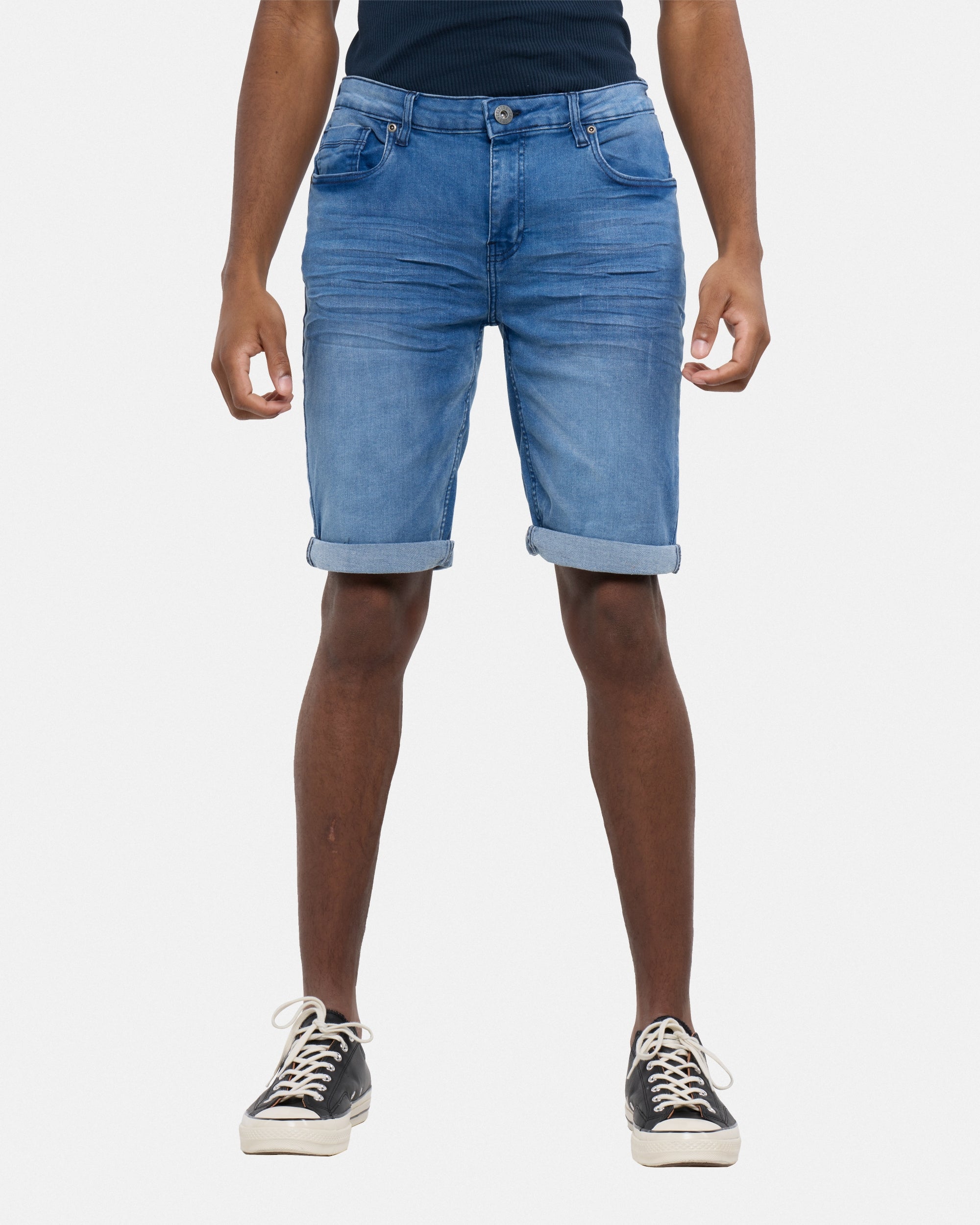 #CMS-94293 Roll Up Denim Shorts