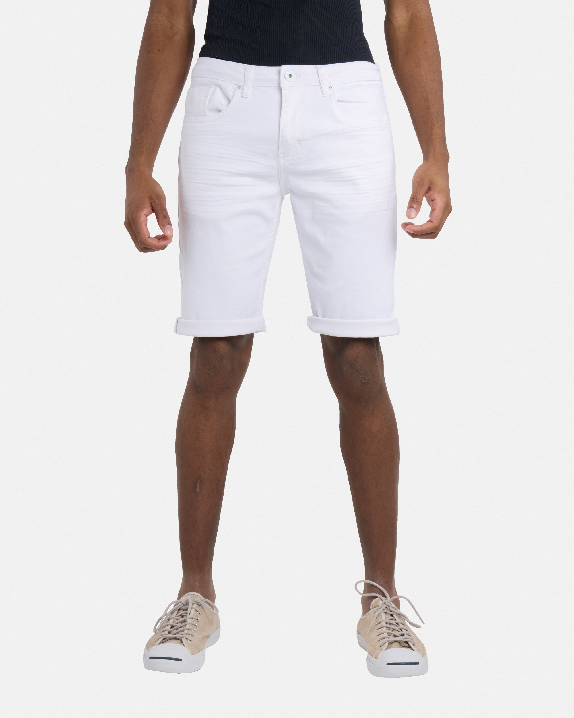 #CMS-94293 Roll Up Denim Shorts